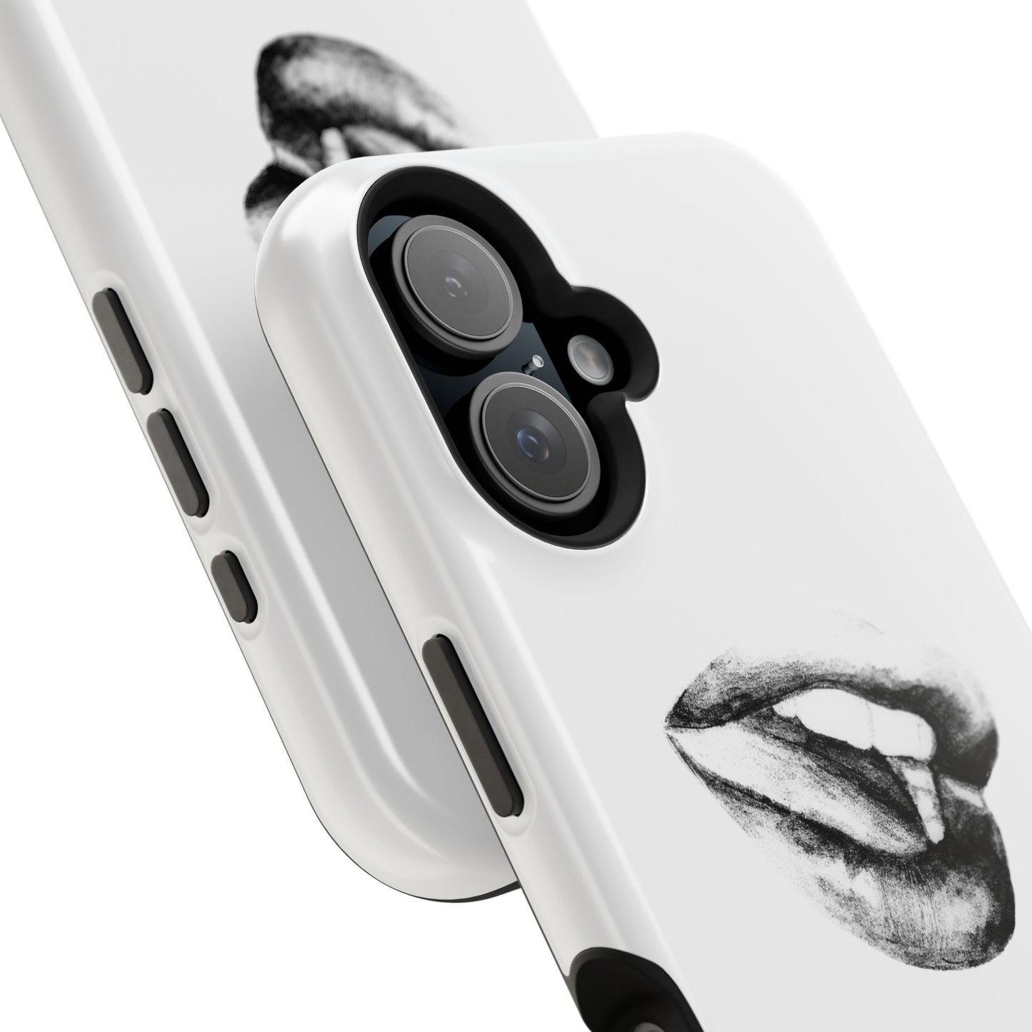 Phone Cases - Lush Lips Pencil Drawing