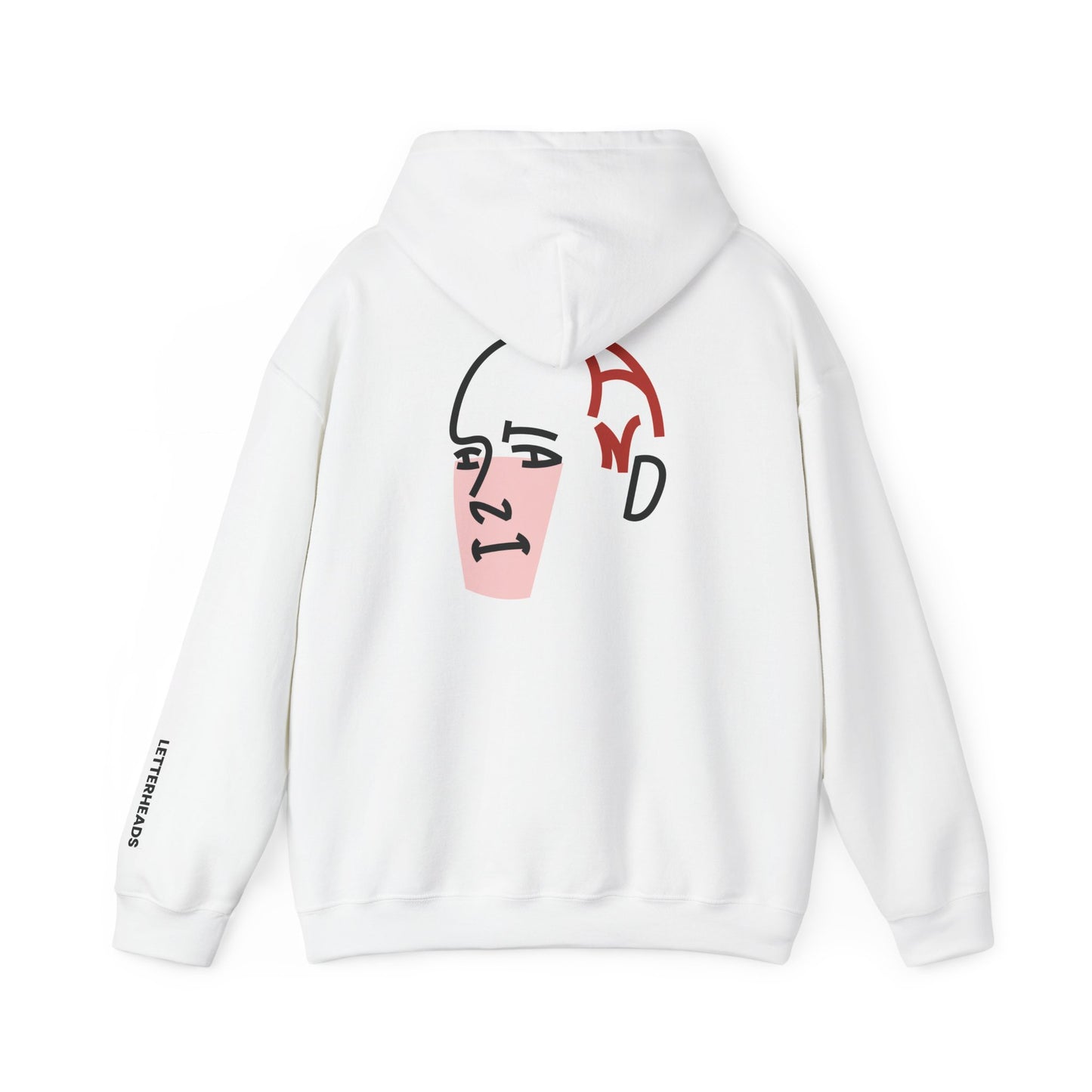 Typographic Portrait Hoodie - Electronic Indie Visionary Inspired - Unisex Heavy Blend™