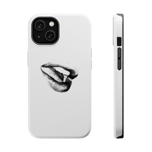 Phone Cases - Lush Lips Pencil Drawing