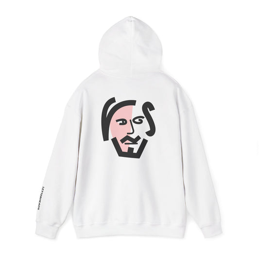 Typographic Portrait Hoodie - Electronic Soundtrack Visionary Inspired - Unisex Heavy Blend™