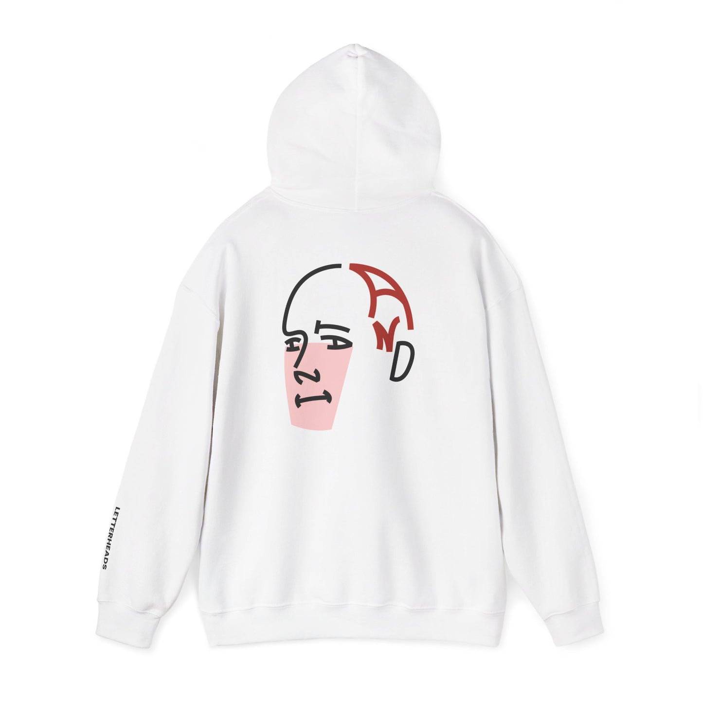 Typographic Portrait Hoodie - Electronic Indie Visionary Inspired - Unisex Heavy Blend™