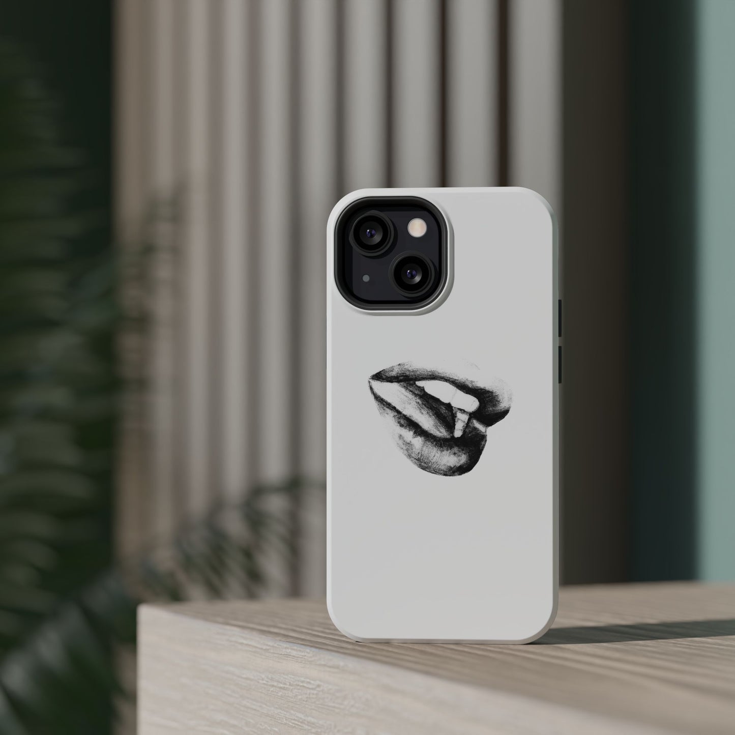 Phone Cases - Lush Lips Pencil Drawing