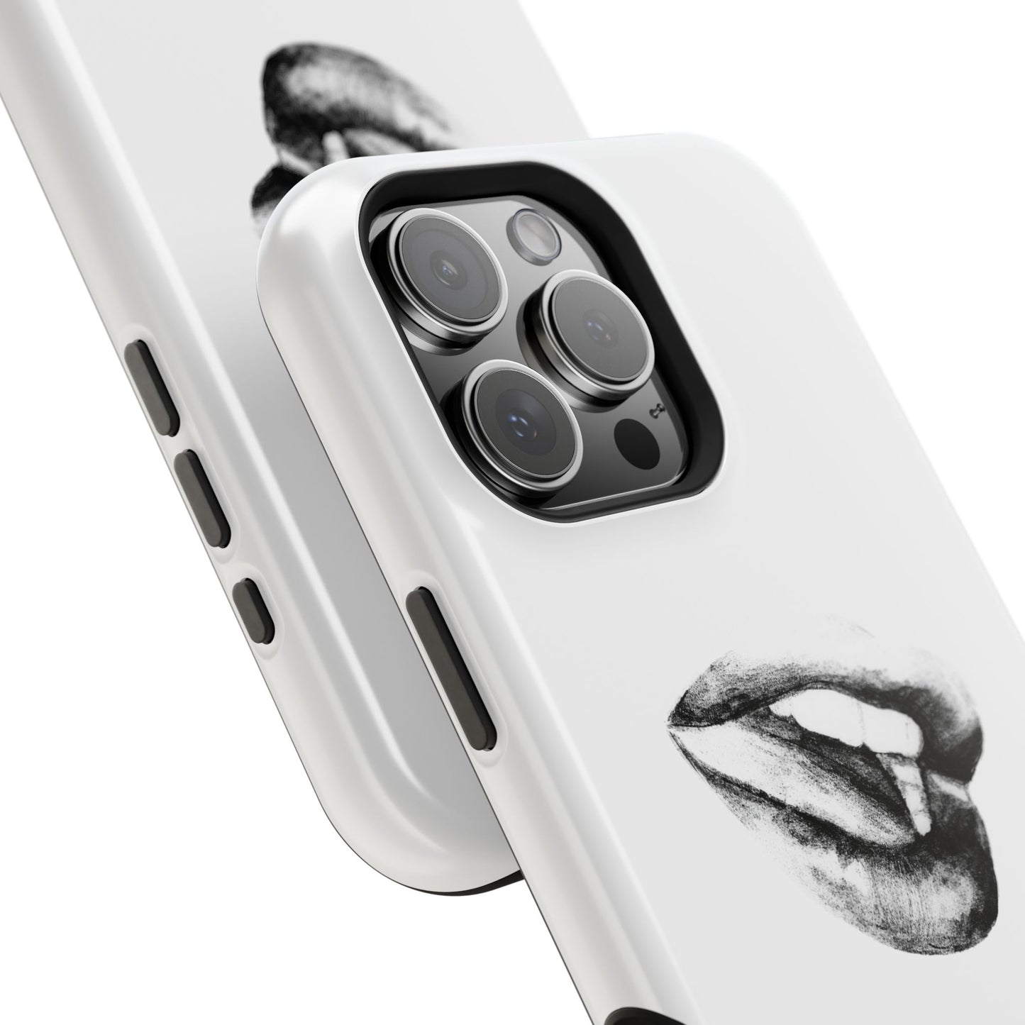 Phone Cases - Lush Lips Pencil Drawing