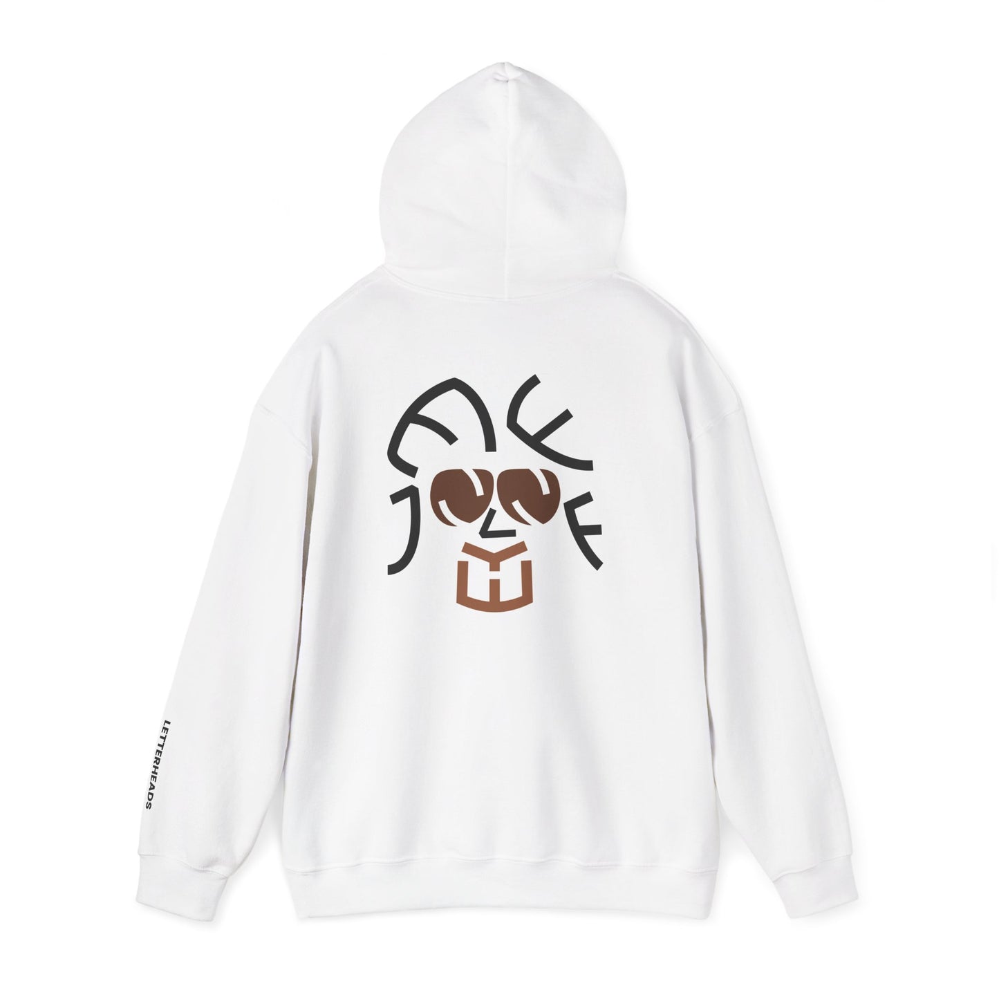 Typographic Portrait Hoodie - Symphonic Rock Visionary Inspired - Unisex Heavy Blend™