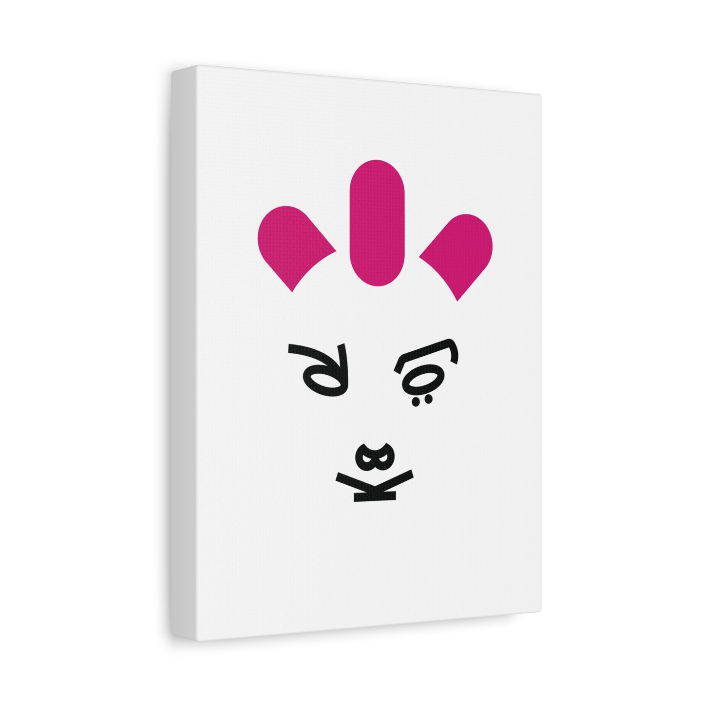 Lettering portrait artwork printed on canvas of an Avant-Garde Music Visionary