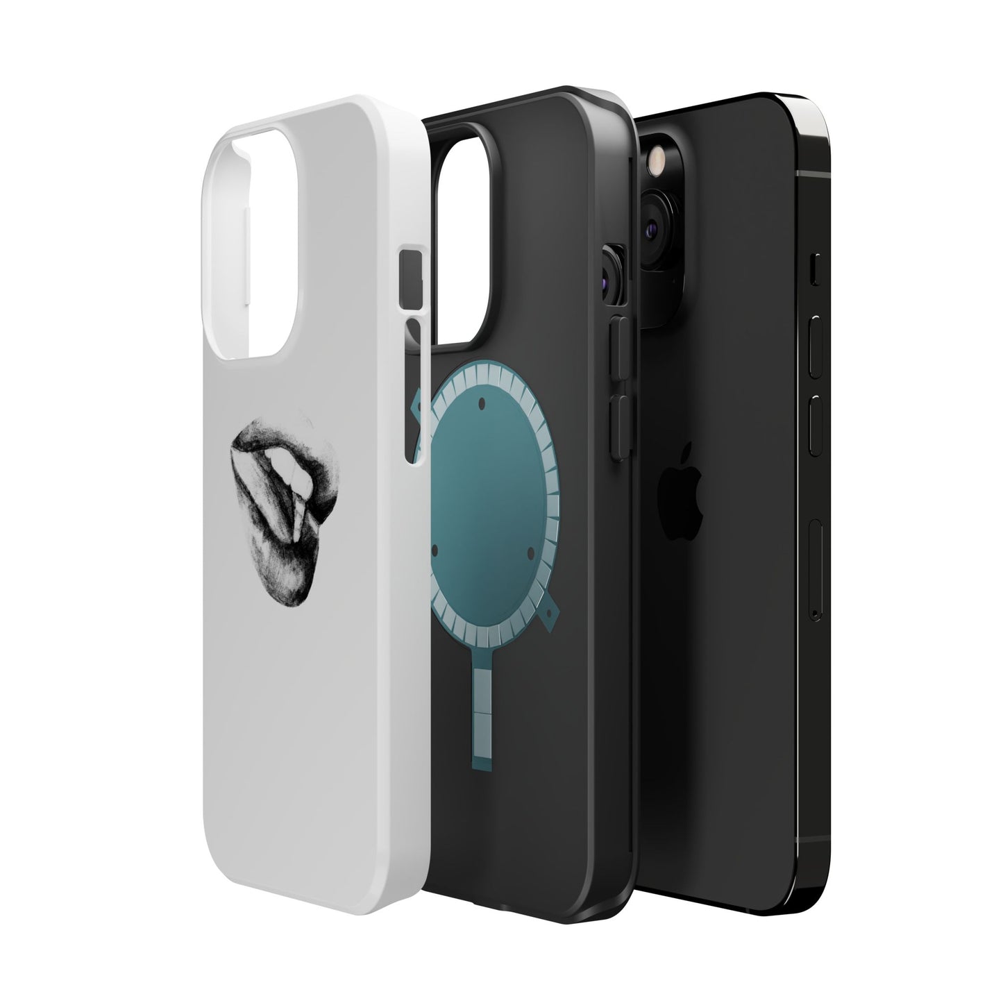 Phone Cases - Lush Lips Pencil Drawing