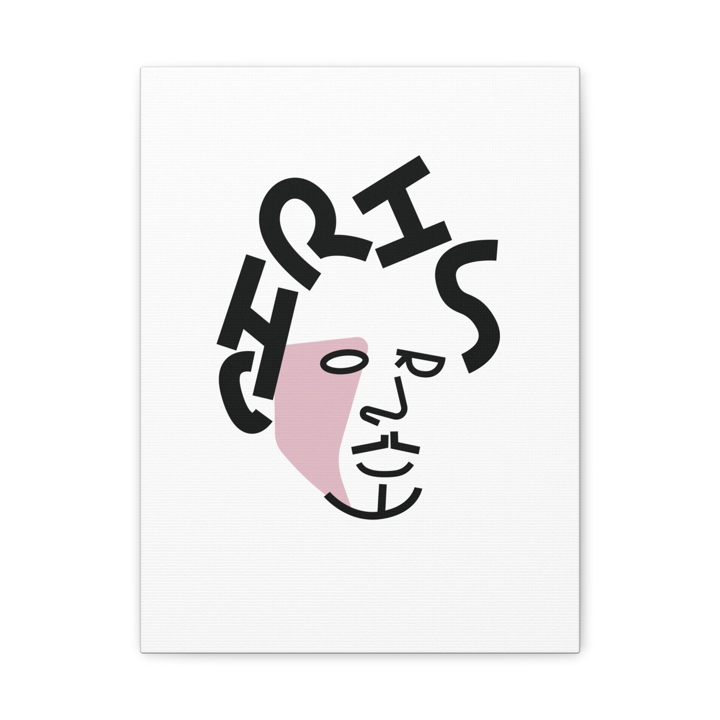 Canvas Print Grunge Legend Portrait