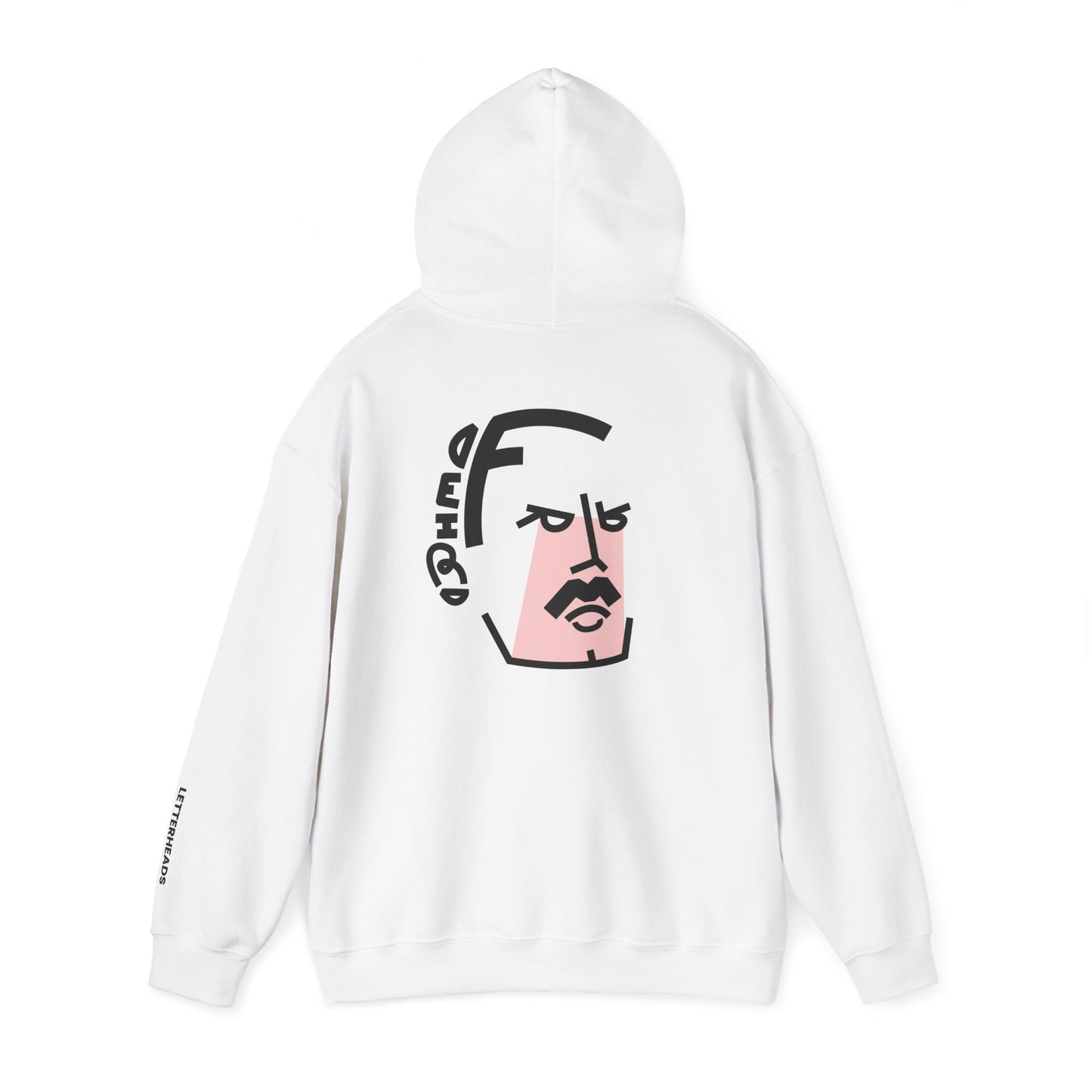 Typographic Portrait Hoodie – Iconic Rock Frontman Inspired - Unisex Heavy Blend™