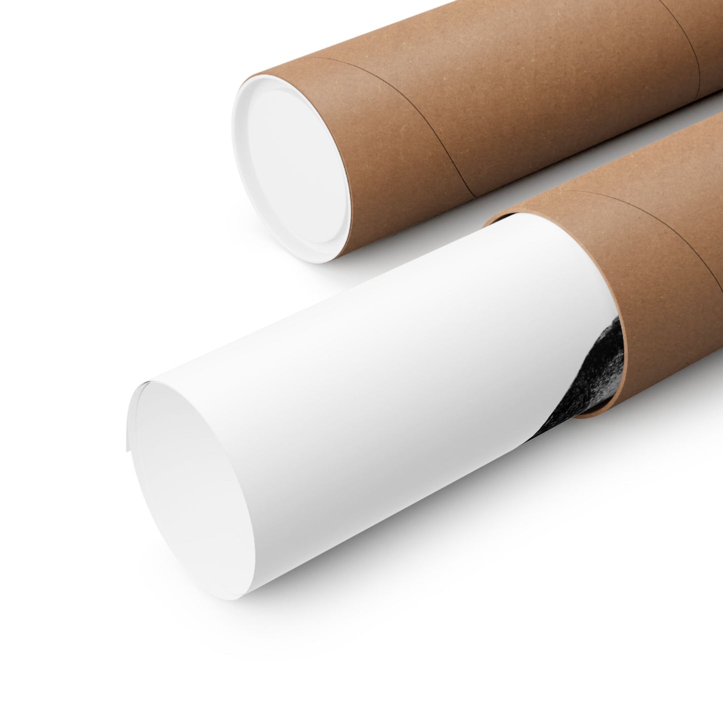 Vertical Poster - Black and White Woman's Lips Drawing