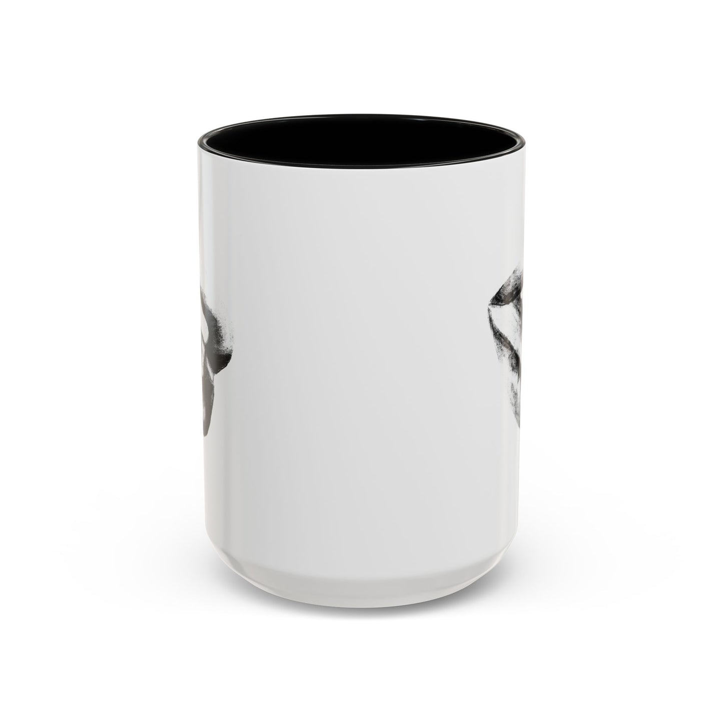 Coffee Mug Womans Mouth Black and White Pencil Drawing