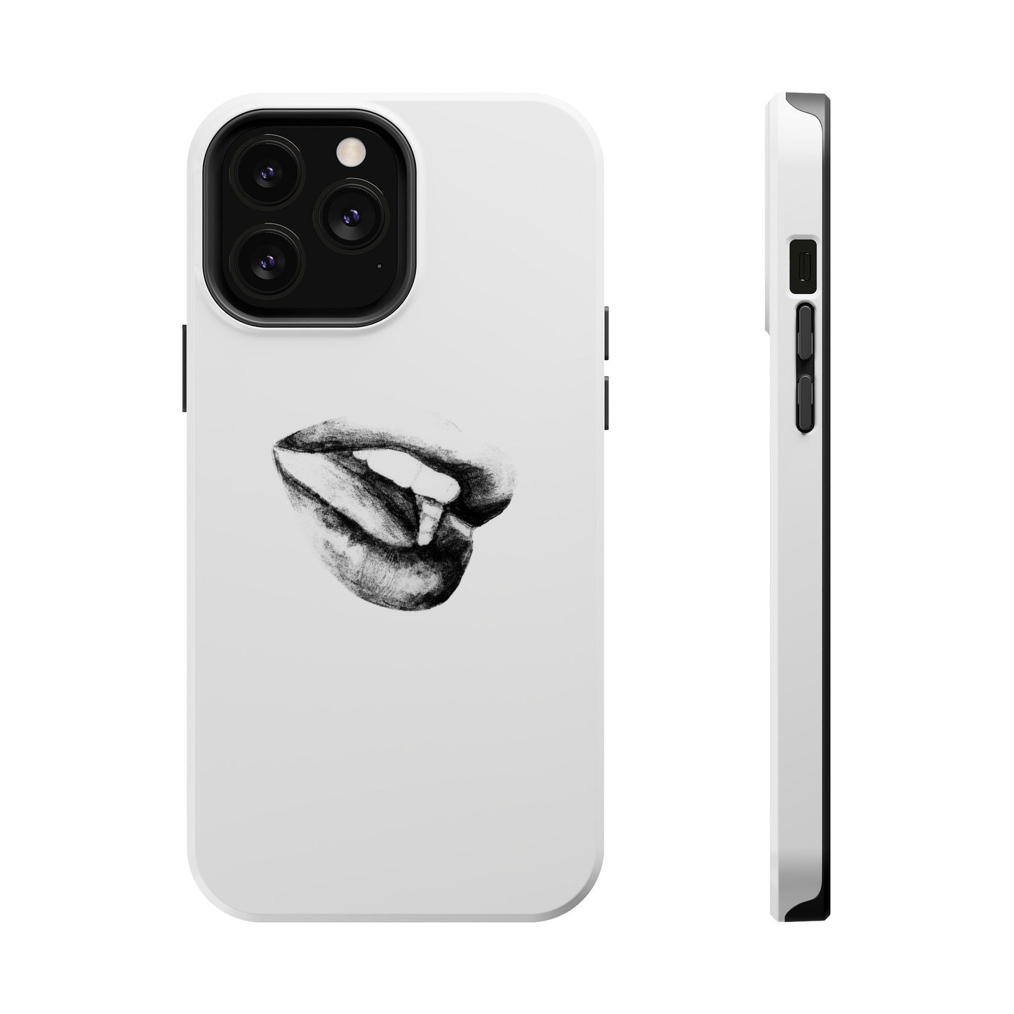 Phone Cases - Lush Lips Pencil Drawing