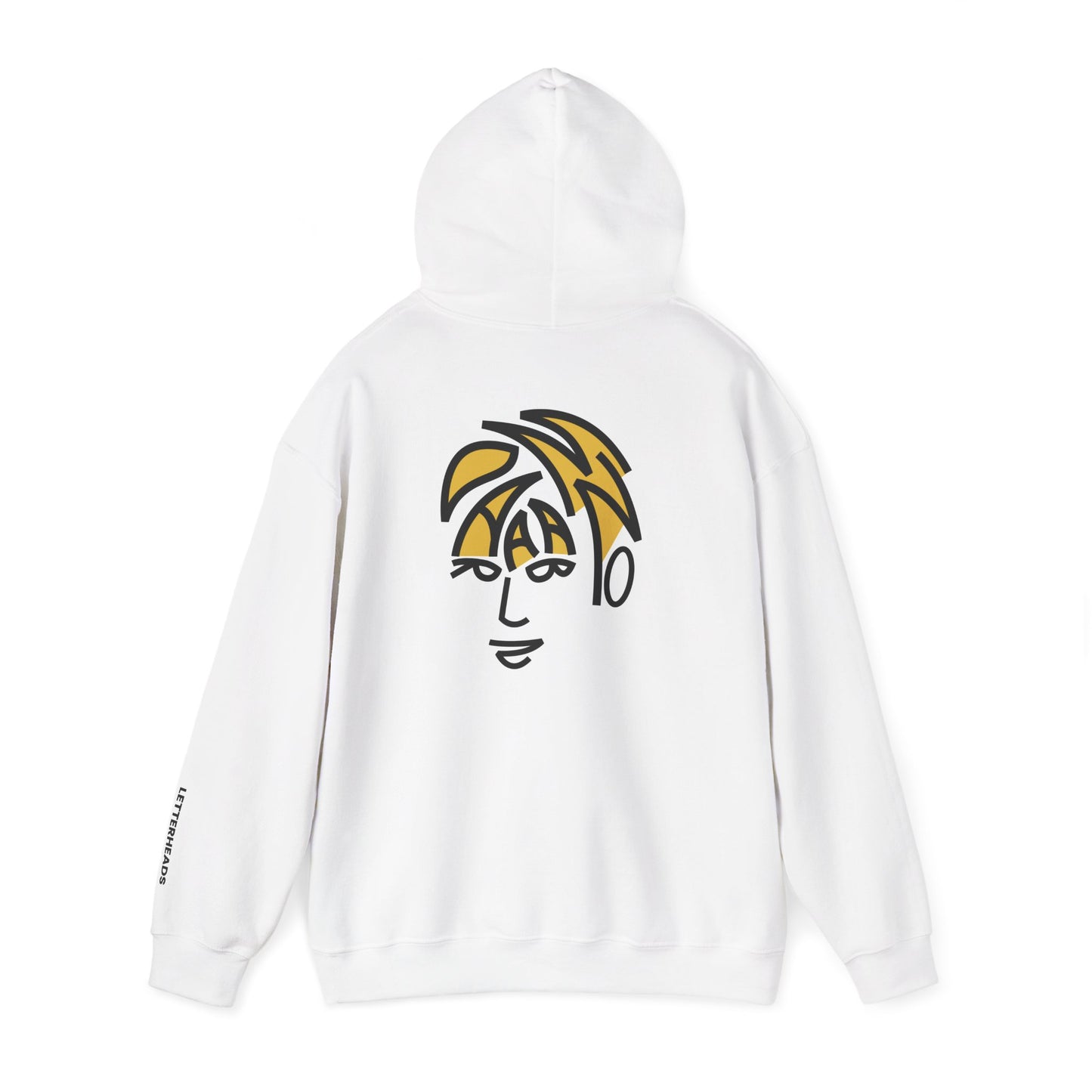 Typographic Portrait Hoodie - Britpop & Alt-Rock Visionary Inspired - Unisex Heavy Blend™