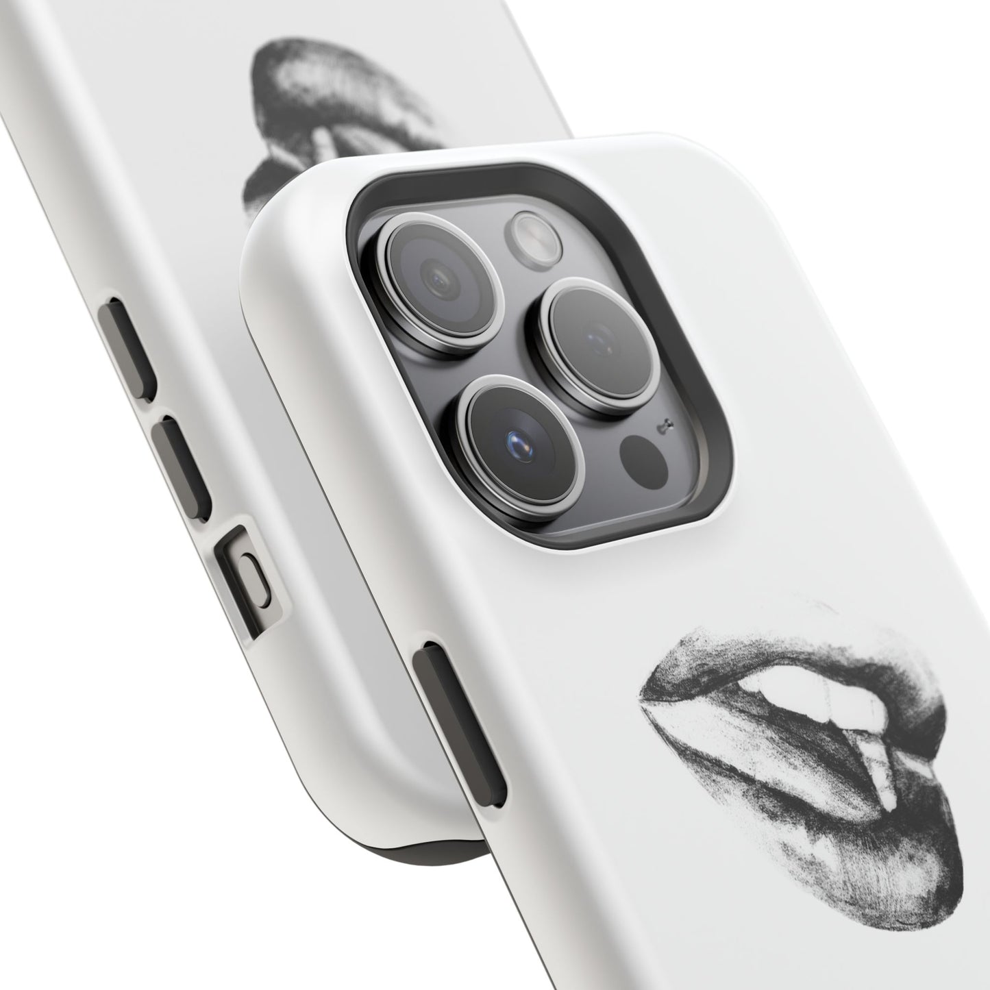 Phone Cases - Lush Lips Pencil Drawing