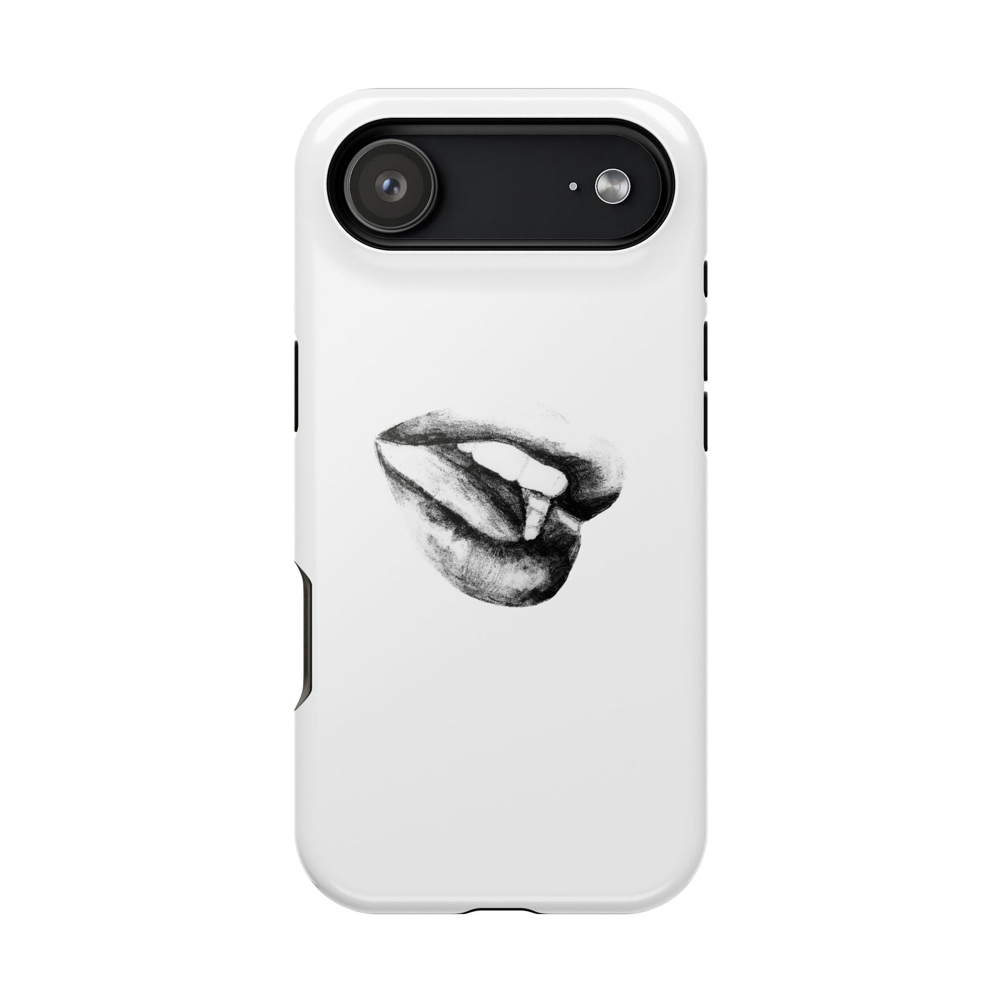 Phone Cases - Lush Lips Pencil Drawing