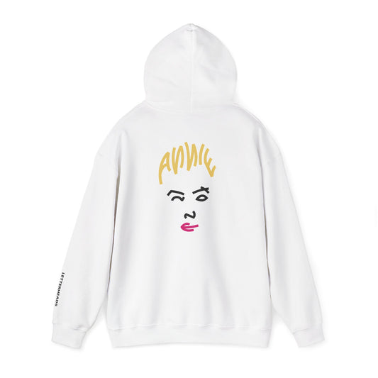 Typographic Portrait Hoodie - Iconic Pop & Soul Visionary Inspired - Unisex Heavy Blend™