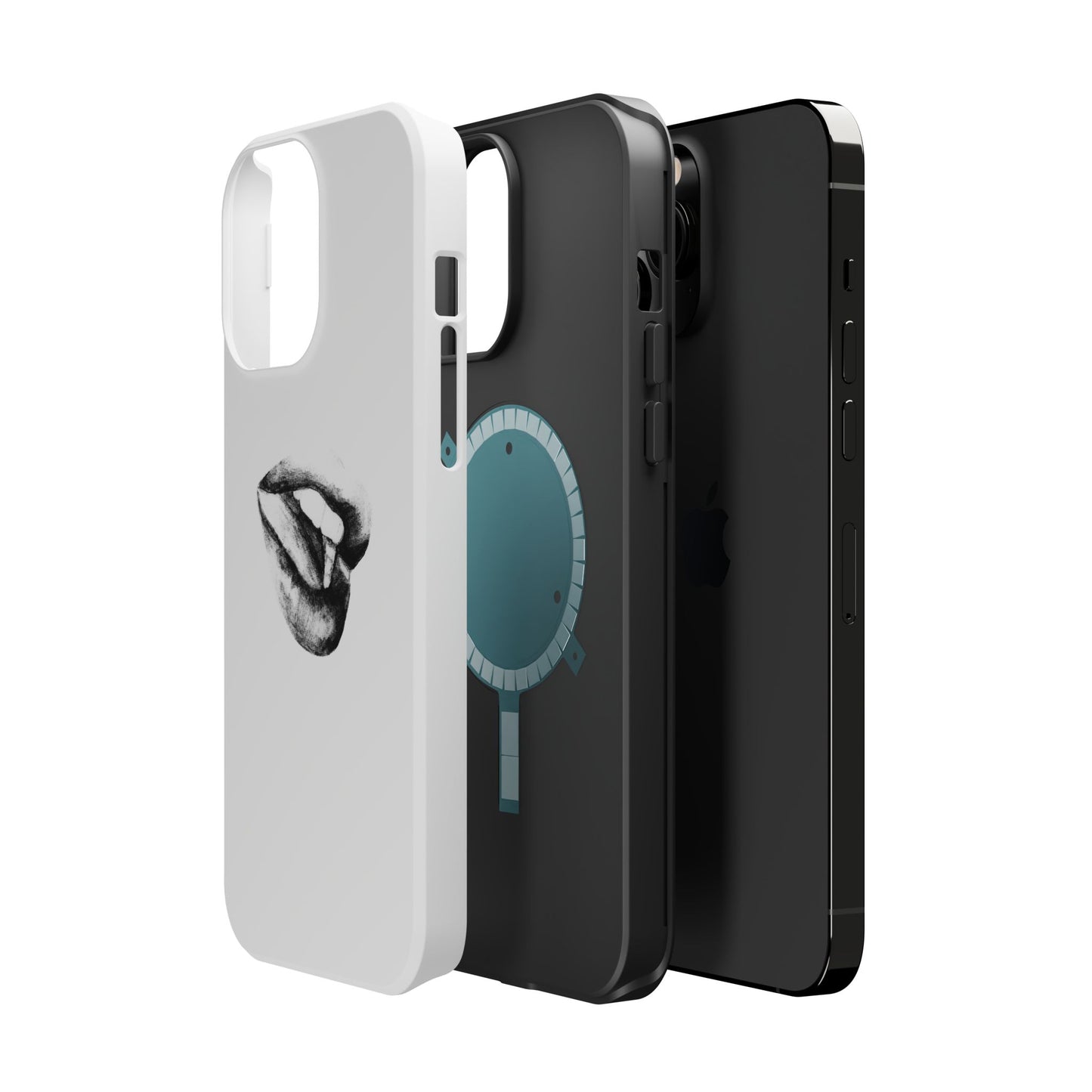 Phone Cases - Lush Lips Pencil Drawing