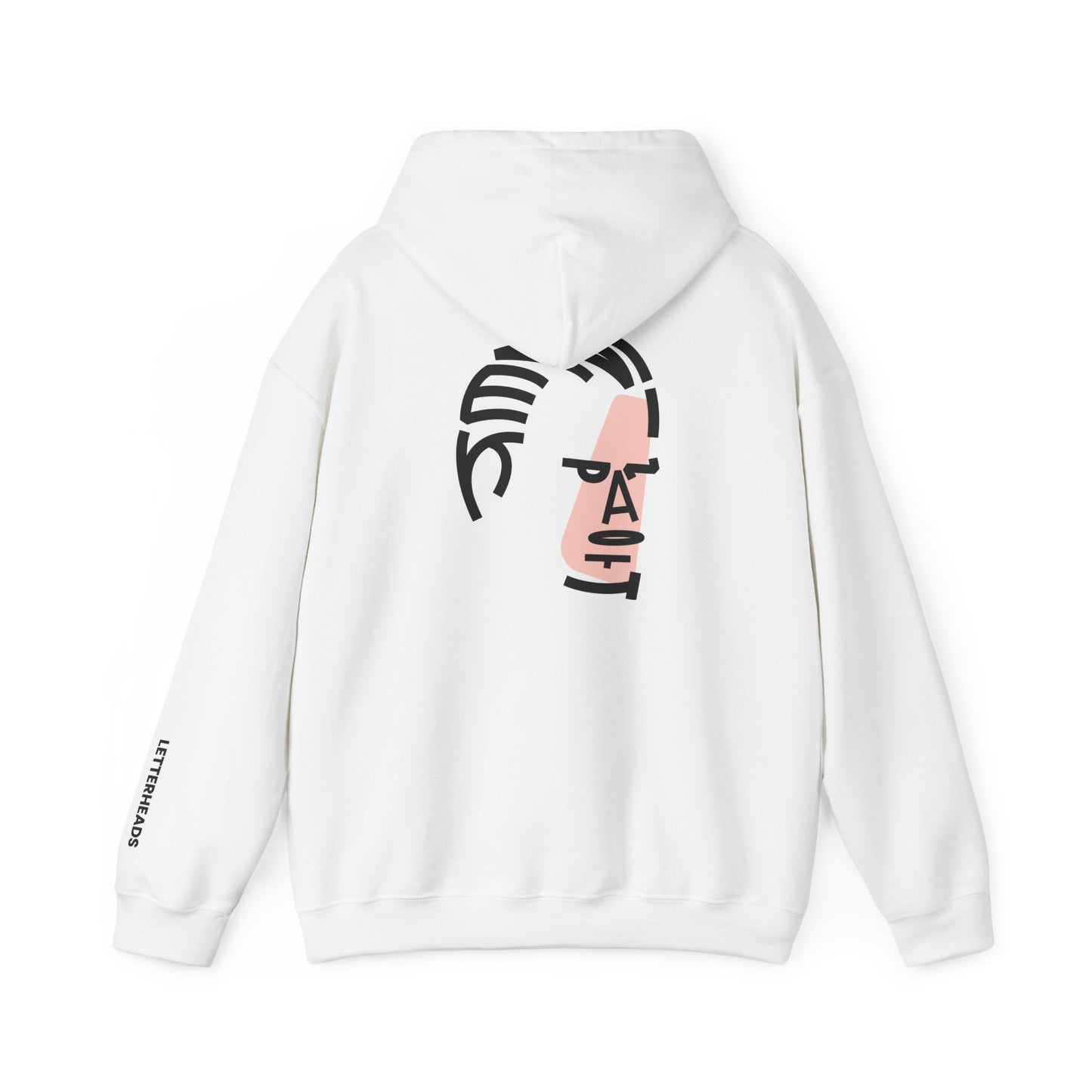 Typographic Portrait Hoodie - Experimental Rock Vocalist Inspired - Unisex Heavy Blend™