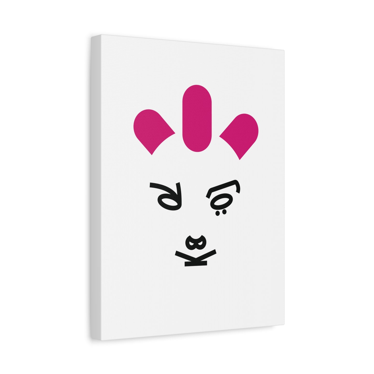 Lettering portrait artwork printed on canvas of an Avant-Garde Music Visionary