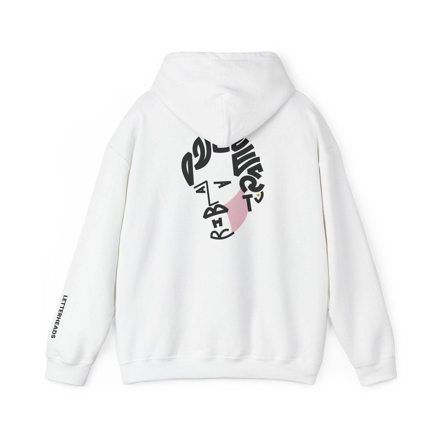 Typographic Portrait Hoodie – Indie Folk Visionary Inspired - Unisex Heavy Blend™