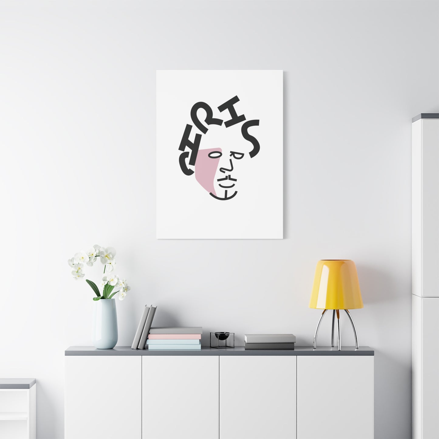 Canvas Print Grunge Legend Portrait