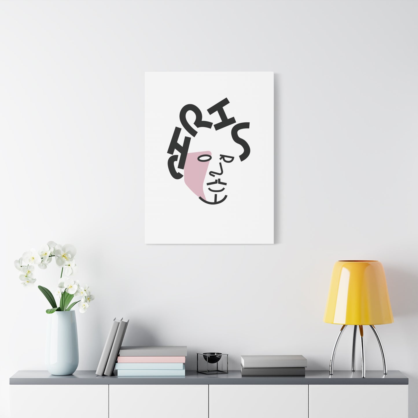 Canvas Print Grunge Legend Portrait