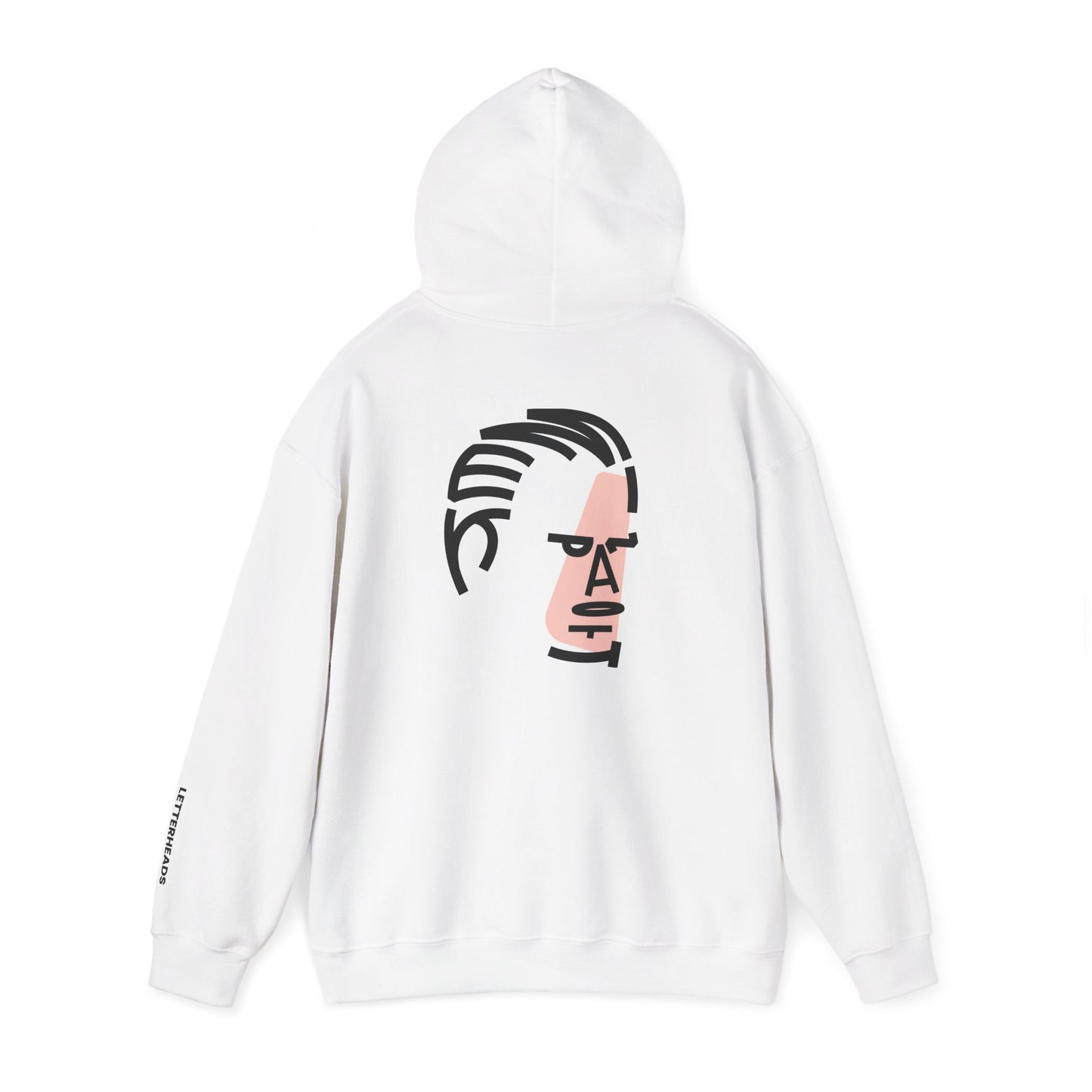 Typographic Portrait Hoodie - Experimental Rock Vocalist Inspired - Unisex Heavy Blend™