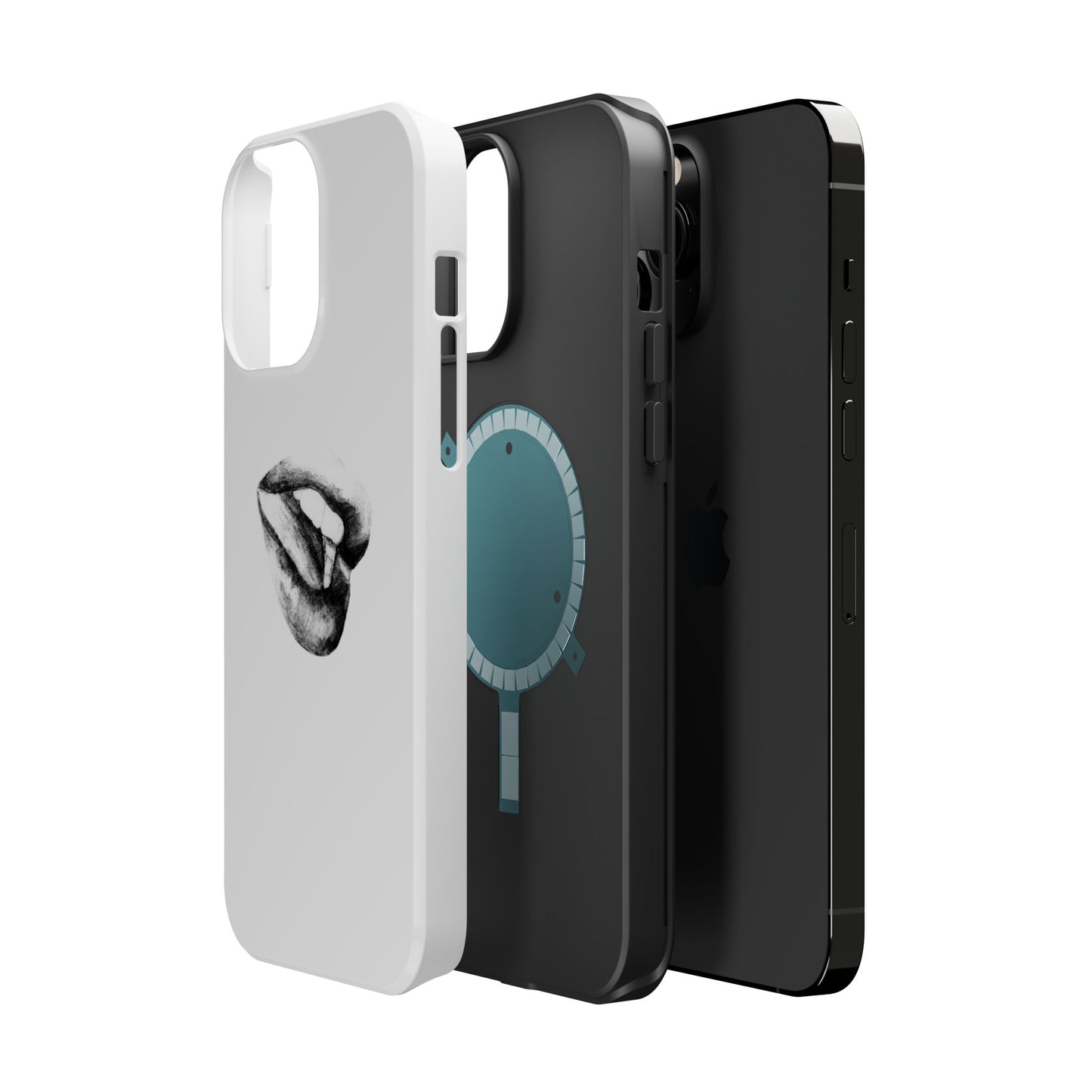 Phone Cases - Lush Lips Pencil Drawing