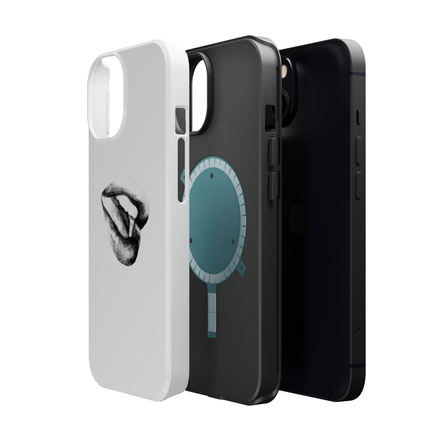 Phone Cases - Lush Lips Pencil Drawing