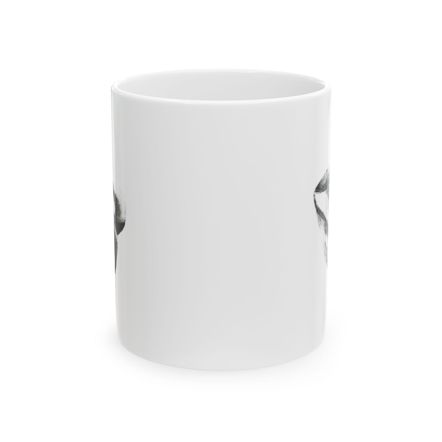 Mug - Woman's Lips Monochrome Pencil Drawing