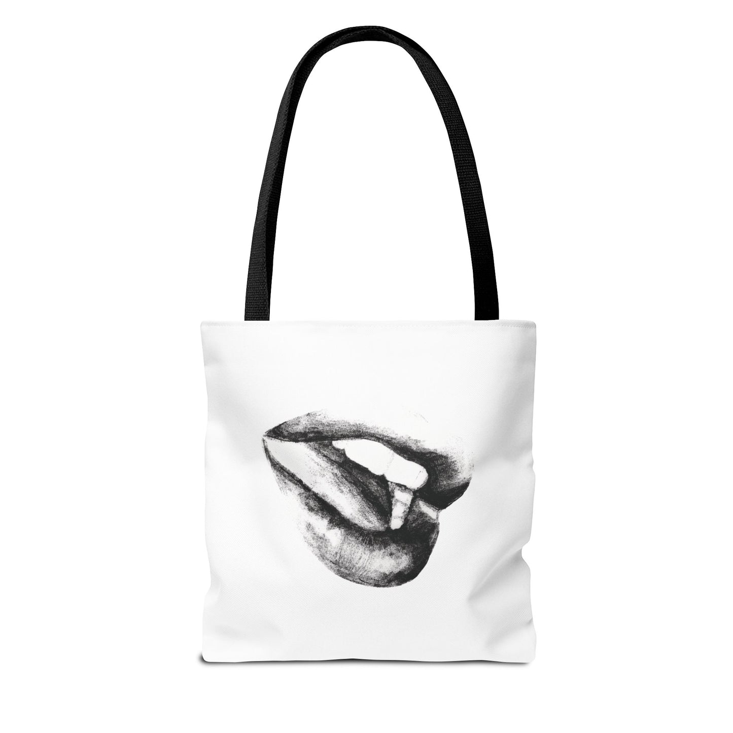 Lips Tote Bag - Pencil Drawing