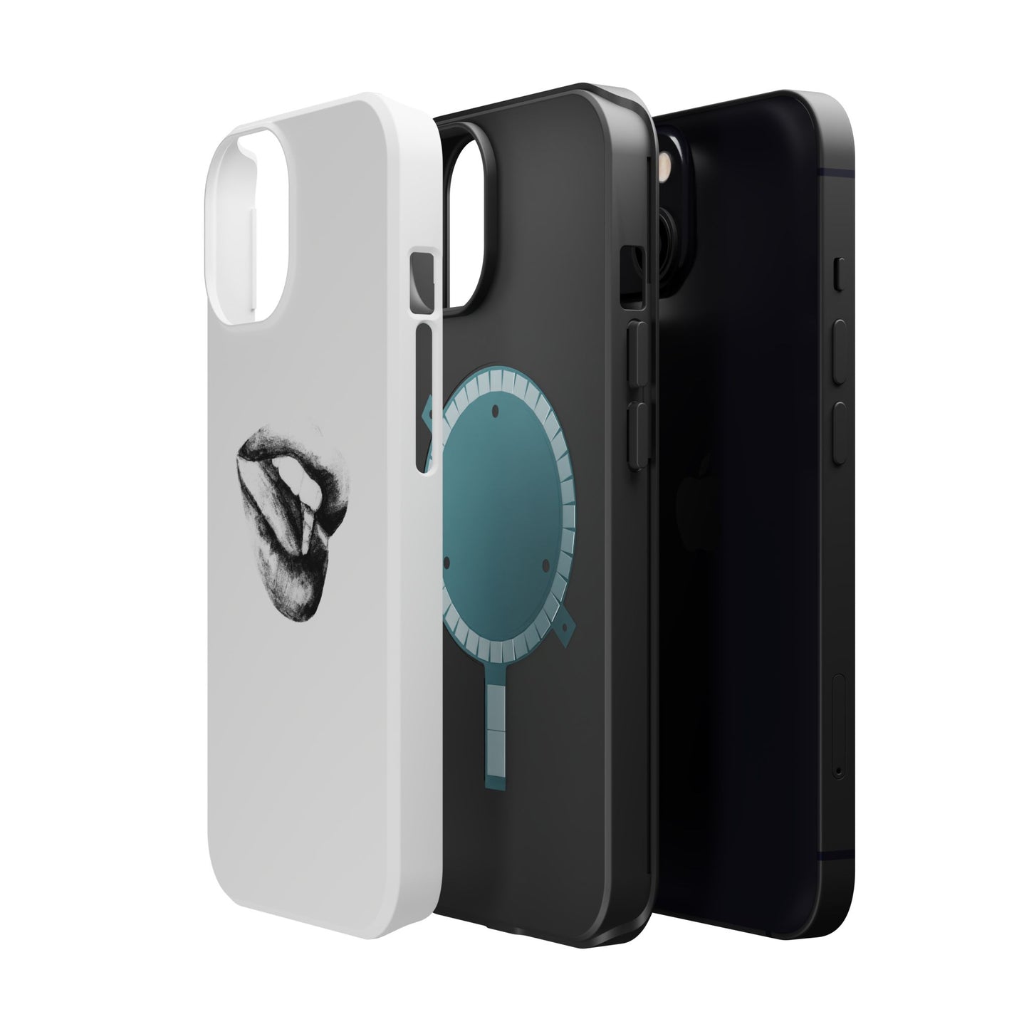 Phone Cases - Lush Lips Pencil Drawing