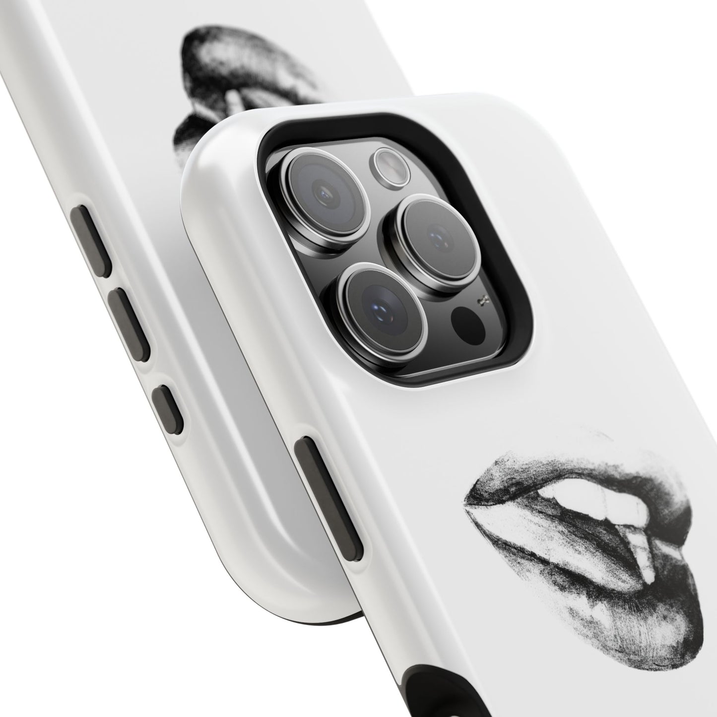 Phone Cases - Lush Lips Pencil Drawing