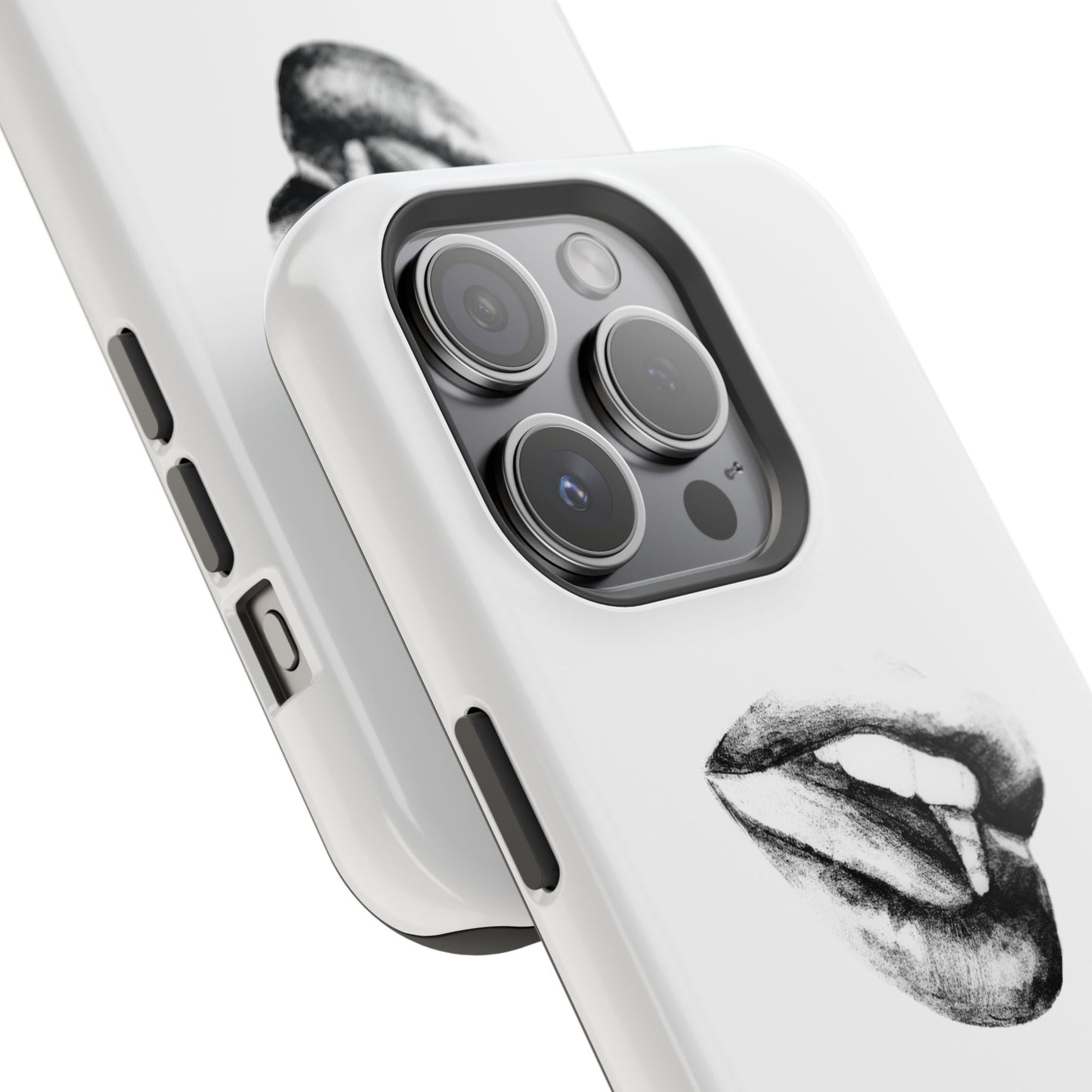 Phone Cases - Lush Lips Pencil Drawing