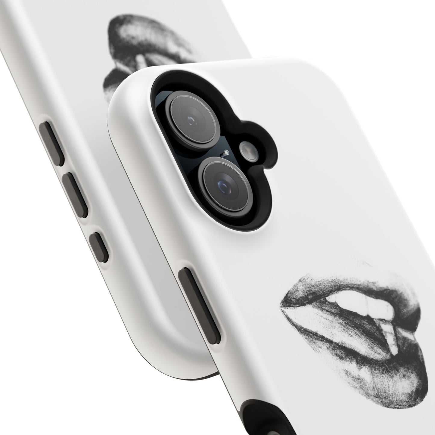 Phone Cases - Lush Lips Pencil Drawing