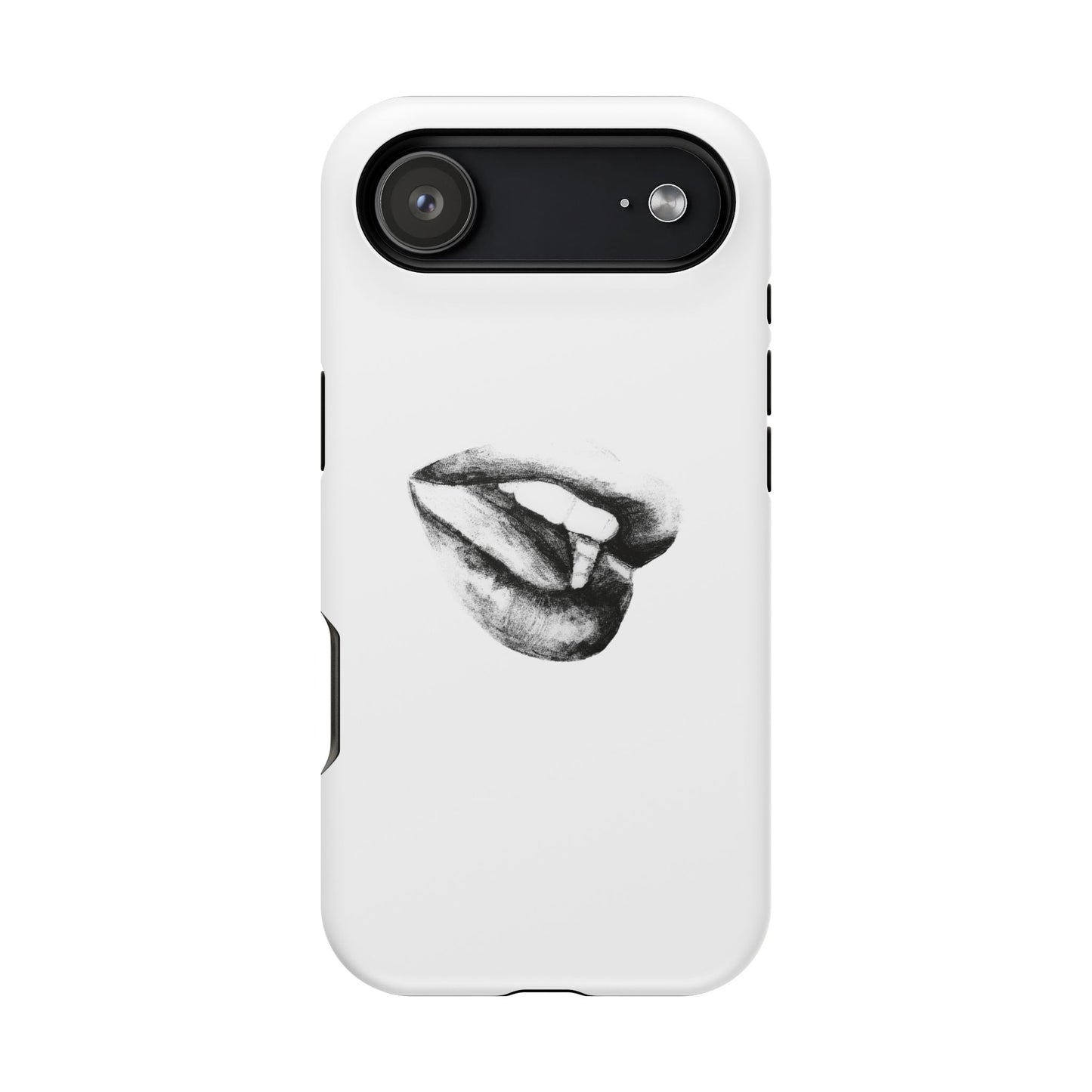 Phone Cases - Lush Lips Pencil Drawing