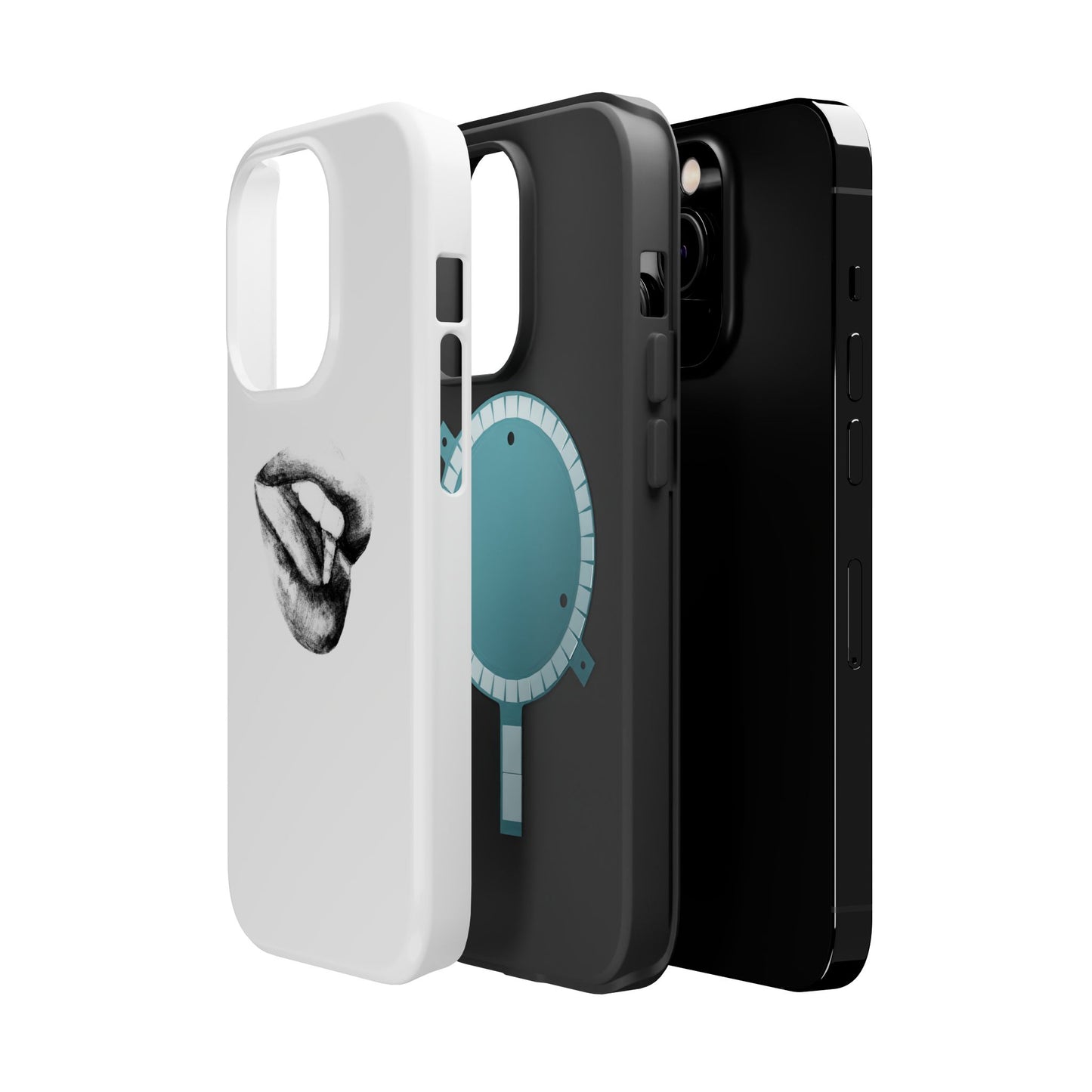 Phone Cases - Lush Lips Pencil Drawing