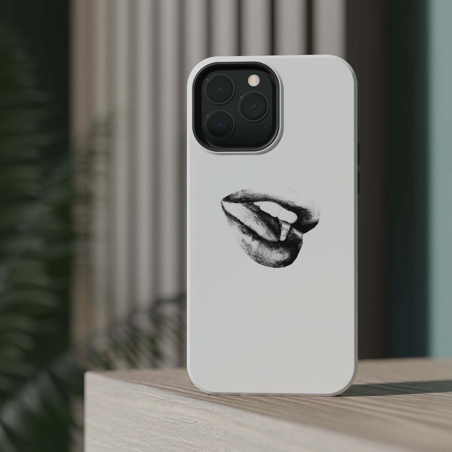 Phone Cases - Lush Lips Pencil Drawing