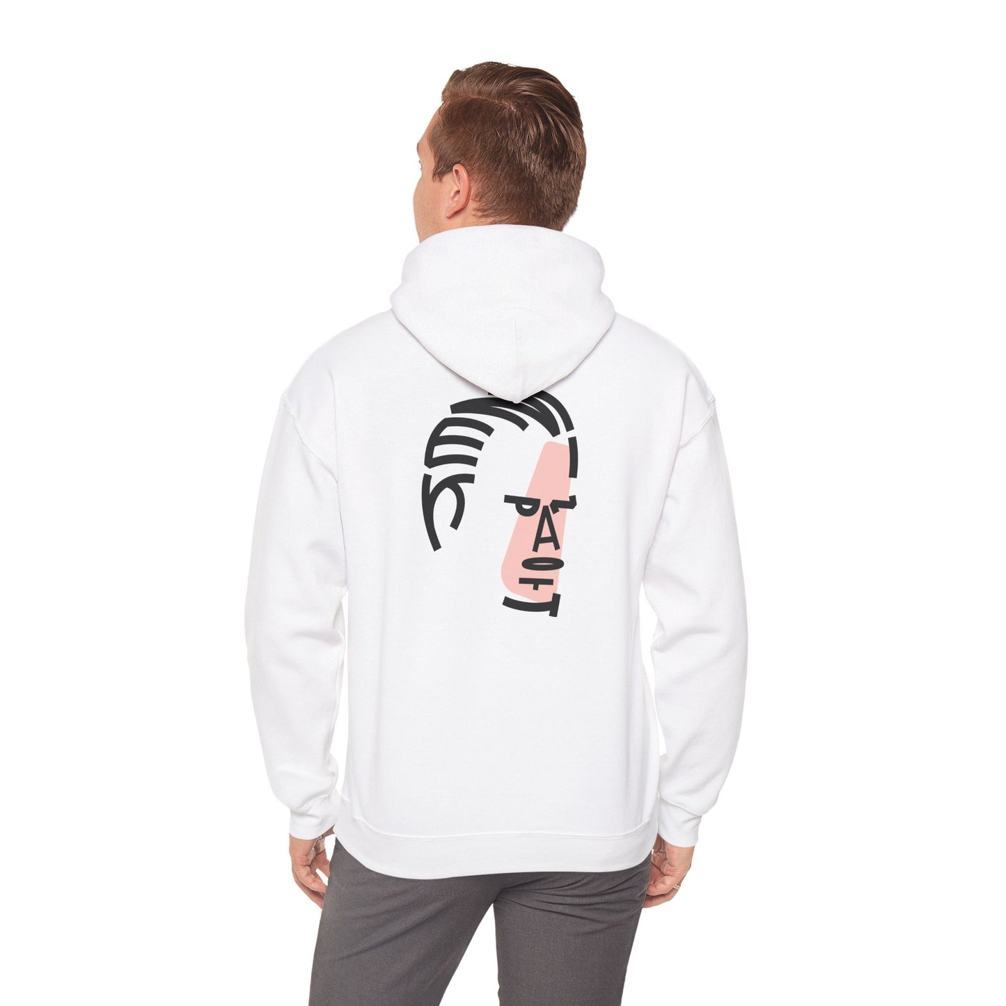 Typographic Portrait Hoodie - Experimental Rock Vocalist Inspired - Unisex Heavy Blend™