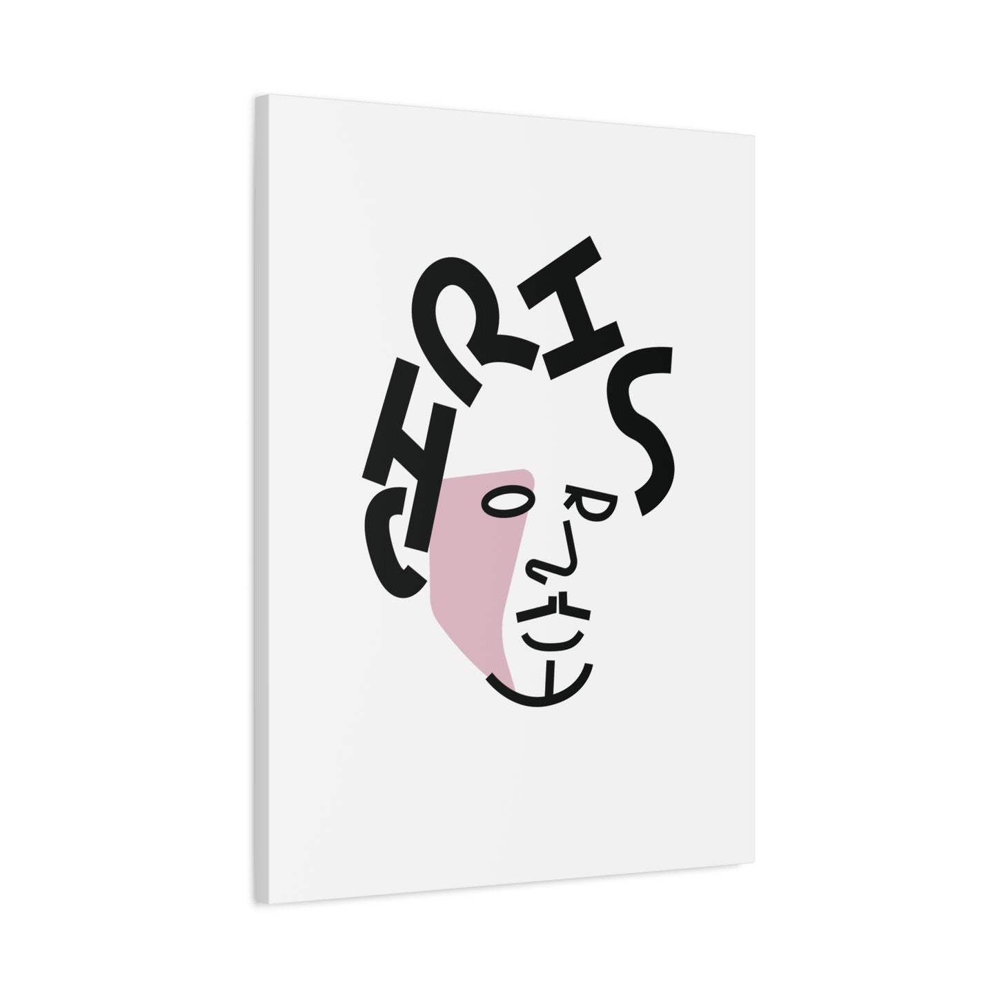 Canvas Print Grunge Legend Portrait