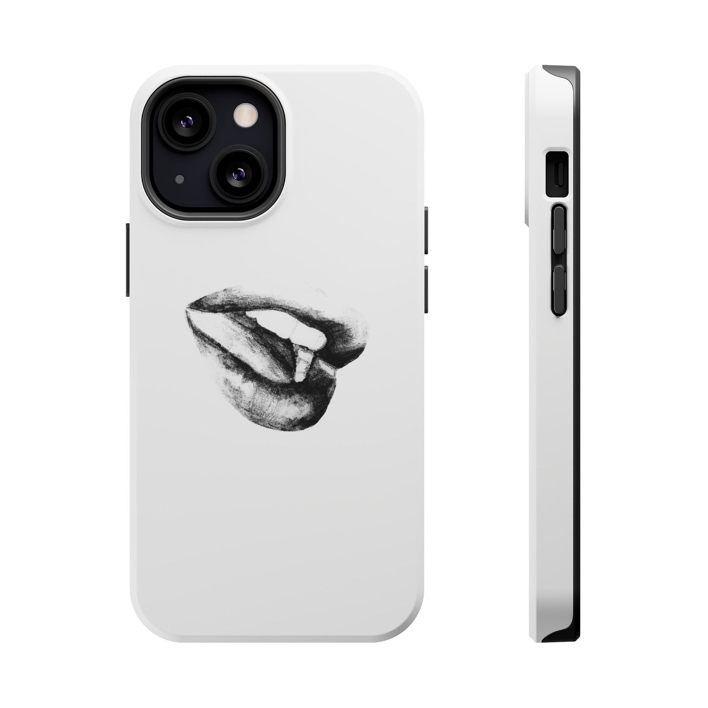 Phone Cases - Lush Lips Pencil Drawing