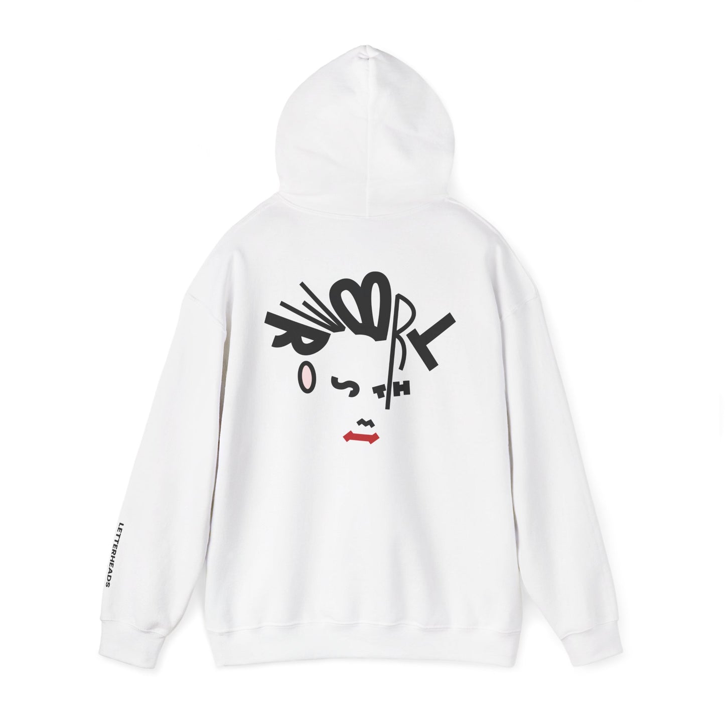 Typographic Portrait Hoodie - Gothic Rock Icon Inspired - Unisex Heavy Blend™