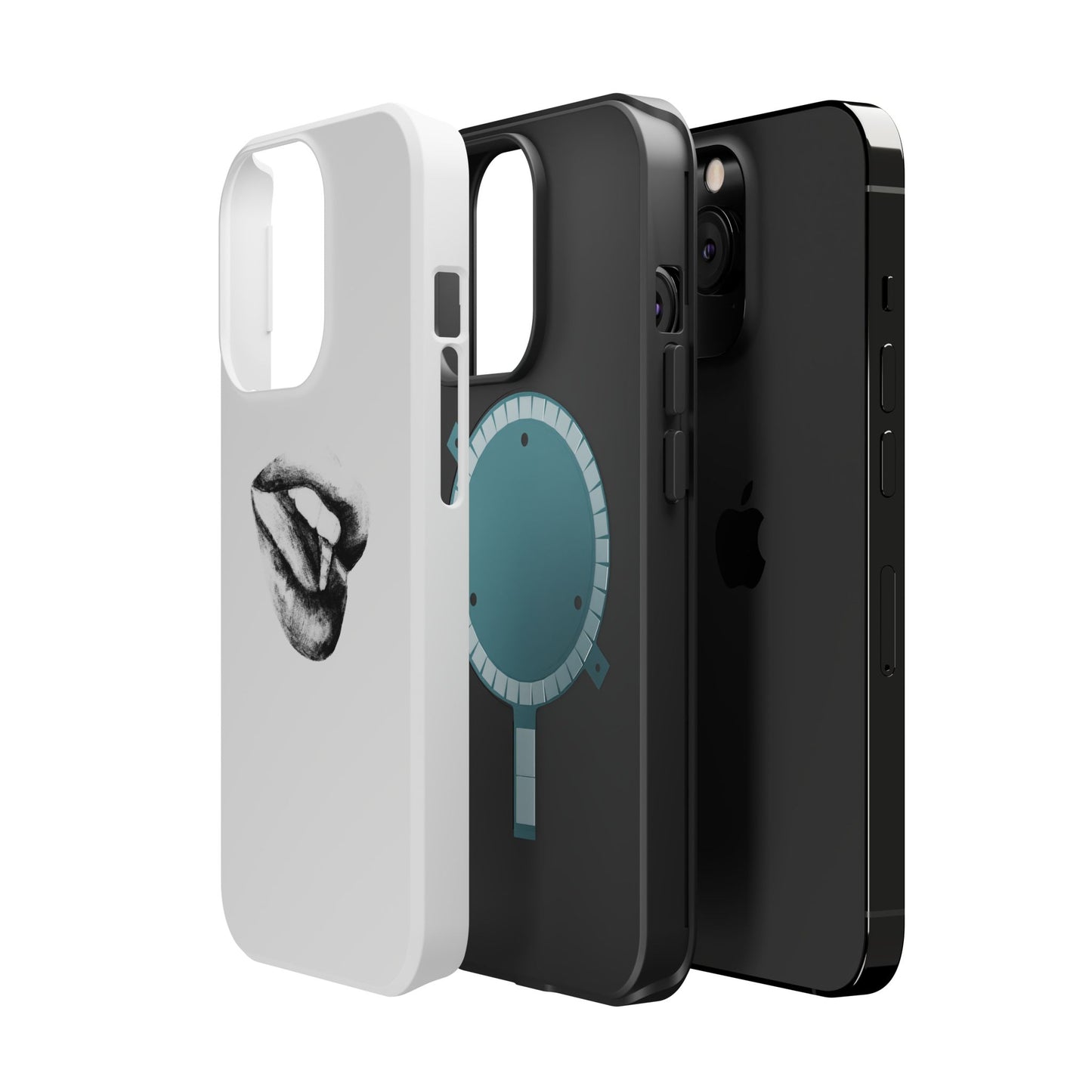 Phone Cases - Lush Lips Pencil Drawing