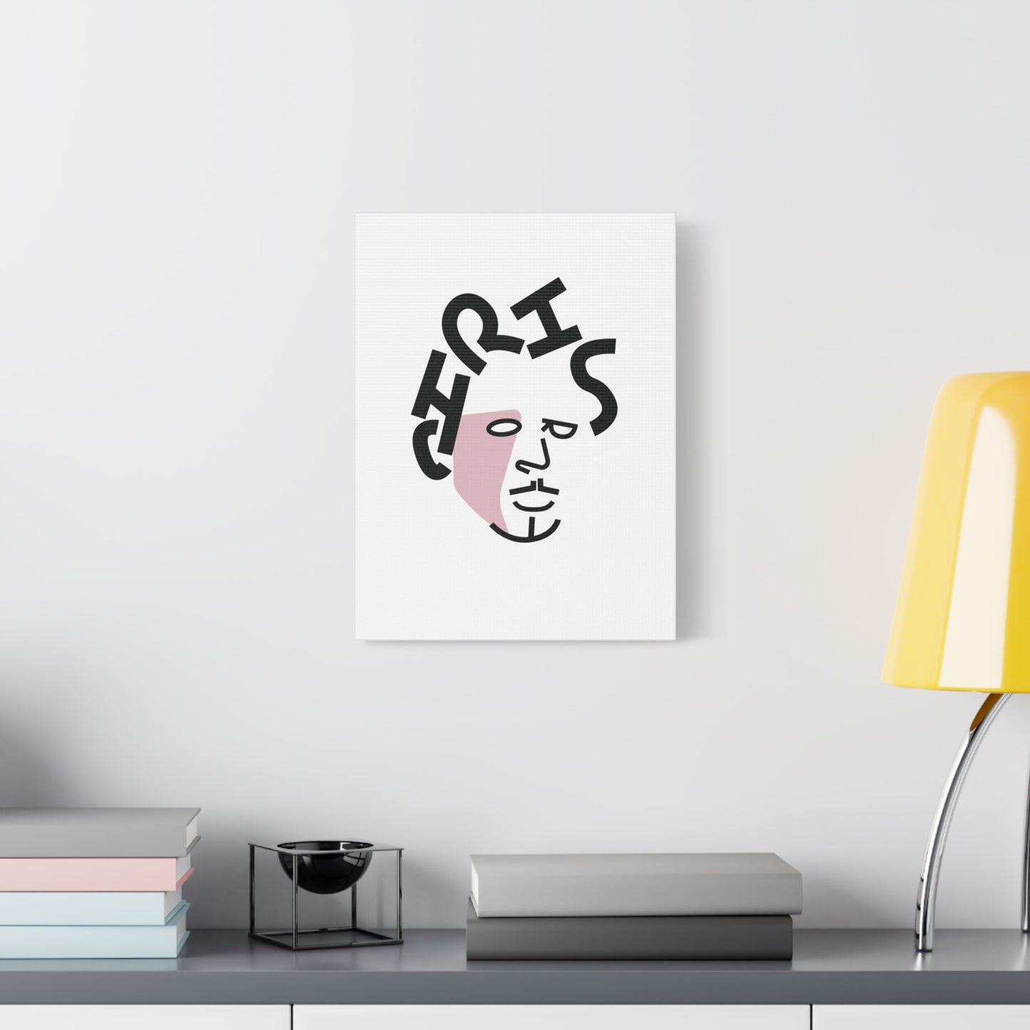 Canvas Print Grunge Legend Portrait