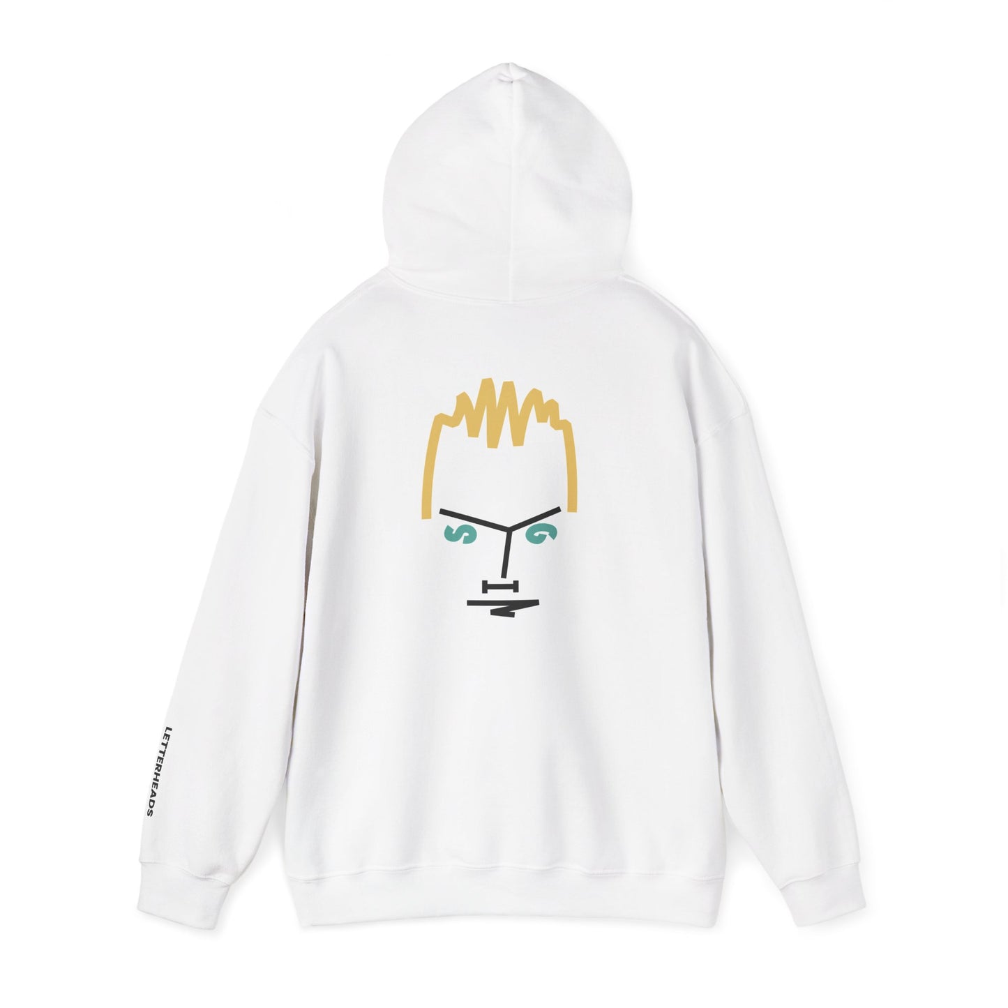 Typographic Portrait Hoodie - Legendary Rock & Jazz Fusion Inspired - Unisex Heavy Blend™