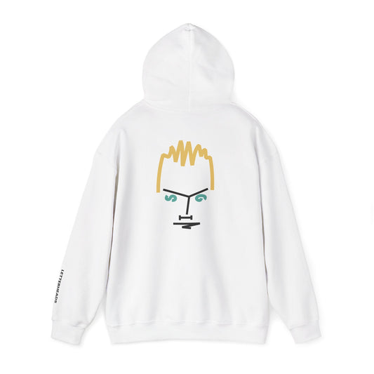 Typographic Portrait Hoodie - Legendary Rock & Jazz Fusion Inspired - Unisex Heavy Blend™