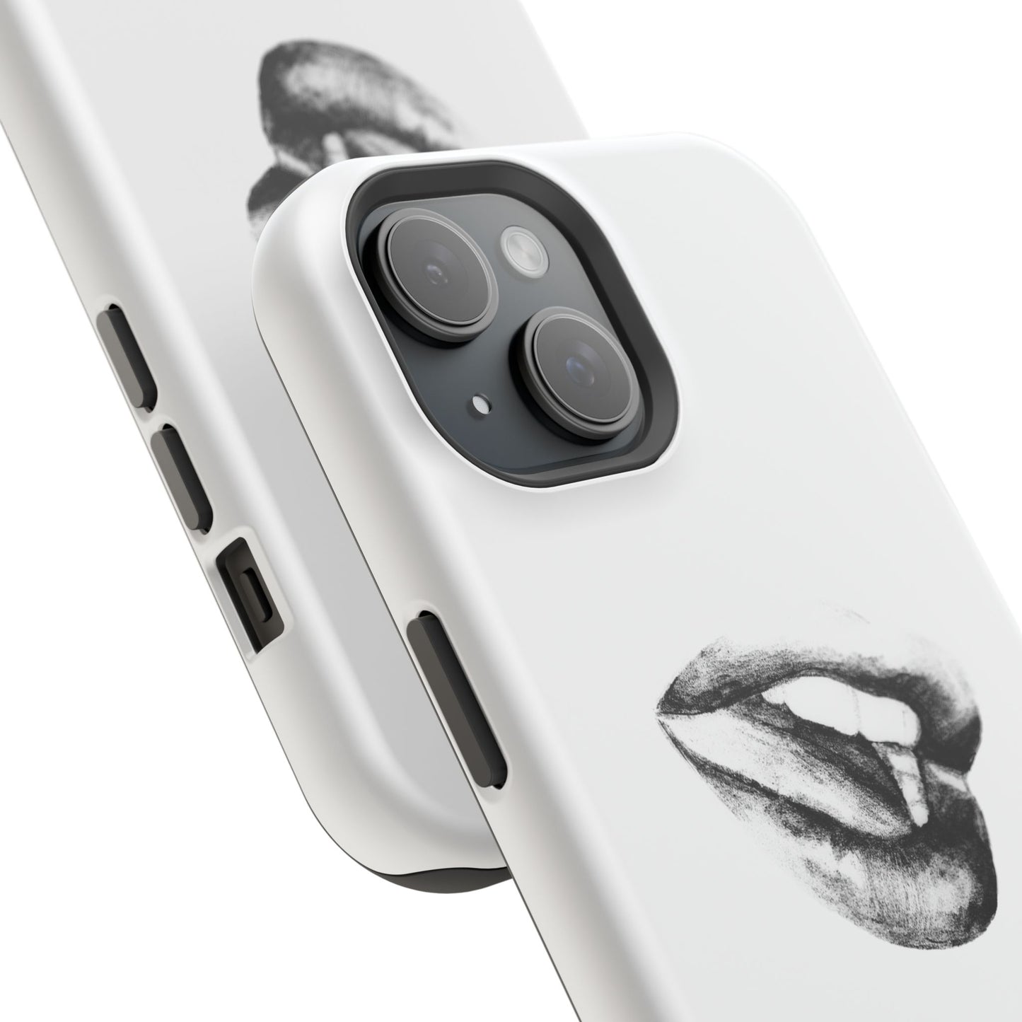 Phone Cases - Lush Lips Pencil Drawing