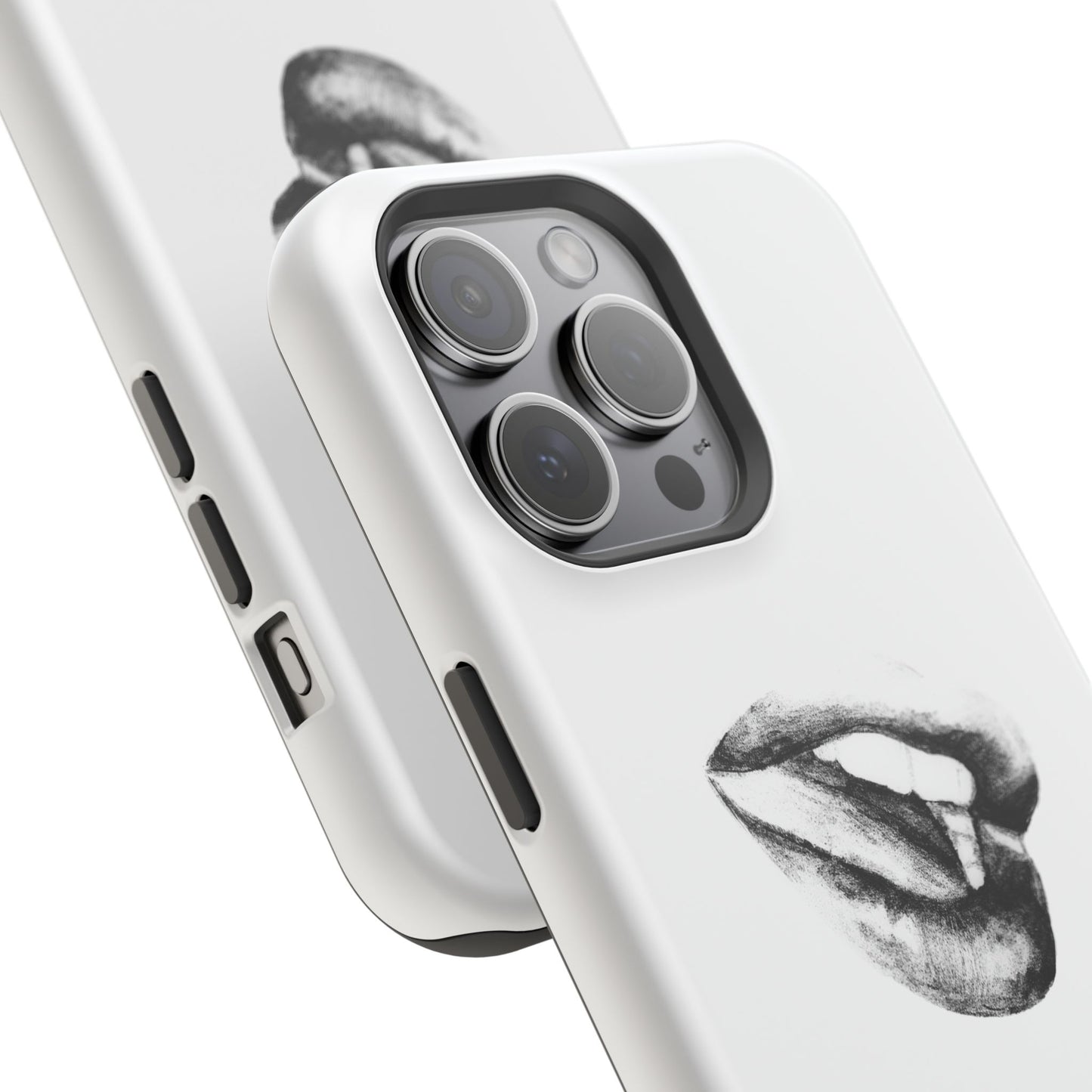 Phone Cases - Lush Lips Pencil Drawing