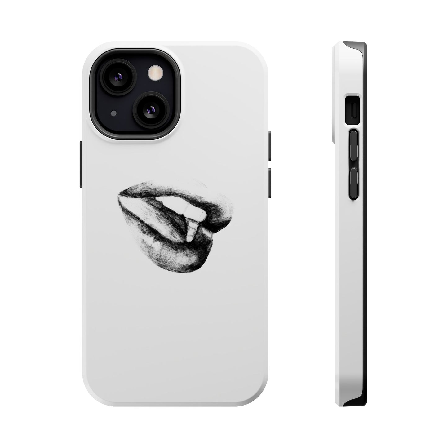 Phone Cases - Lush Lips Pencil Drawing