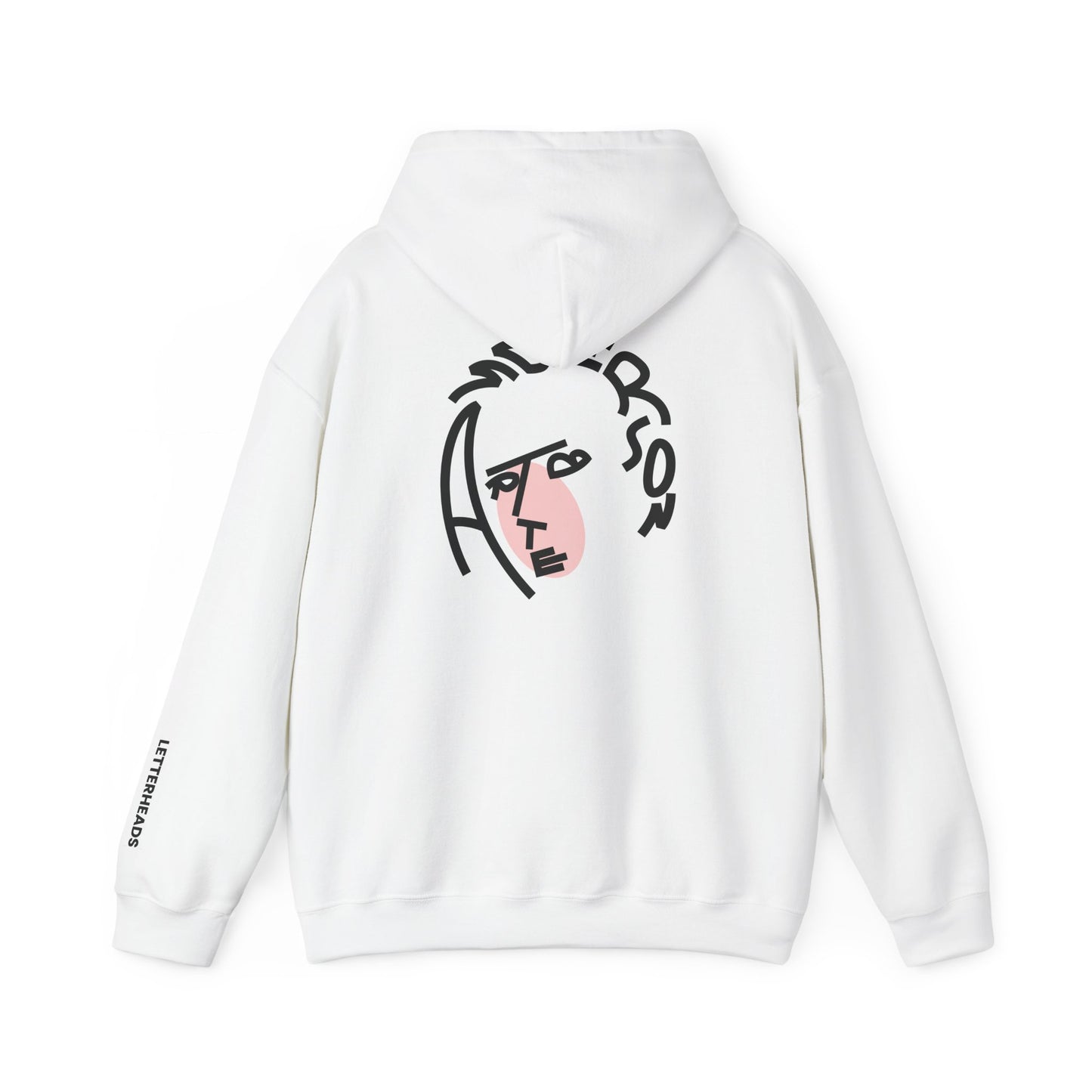 Typographic Portrait Hoodie - Britpop Frontman Inspired - Unisex Heavy Blend™