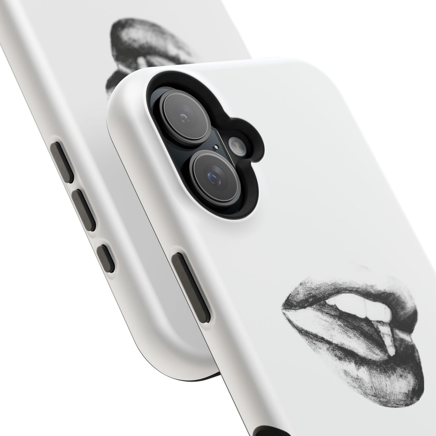 Phone Cases - Lush Lips Pencil Drawing